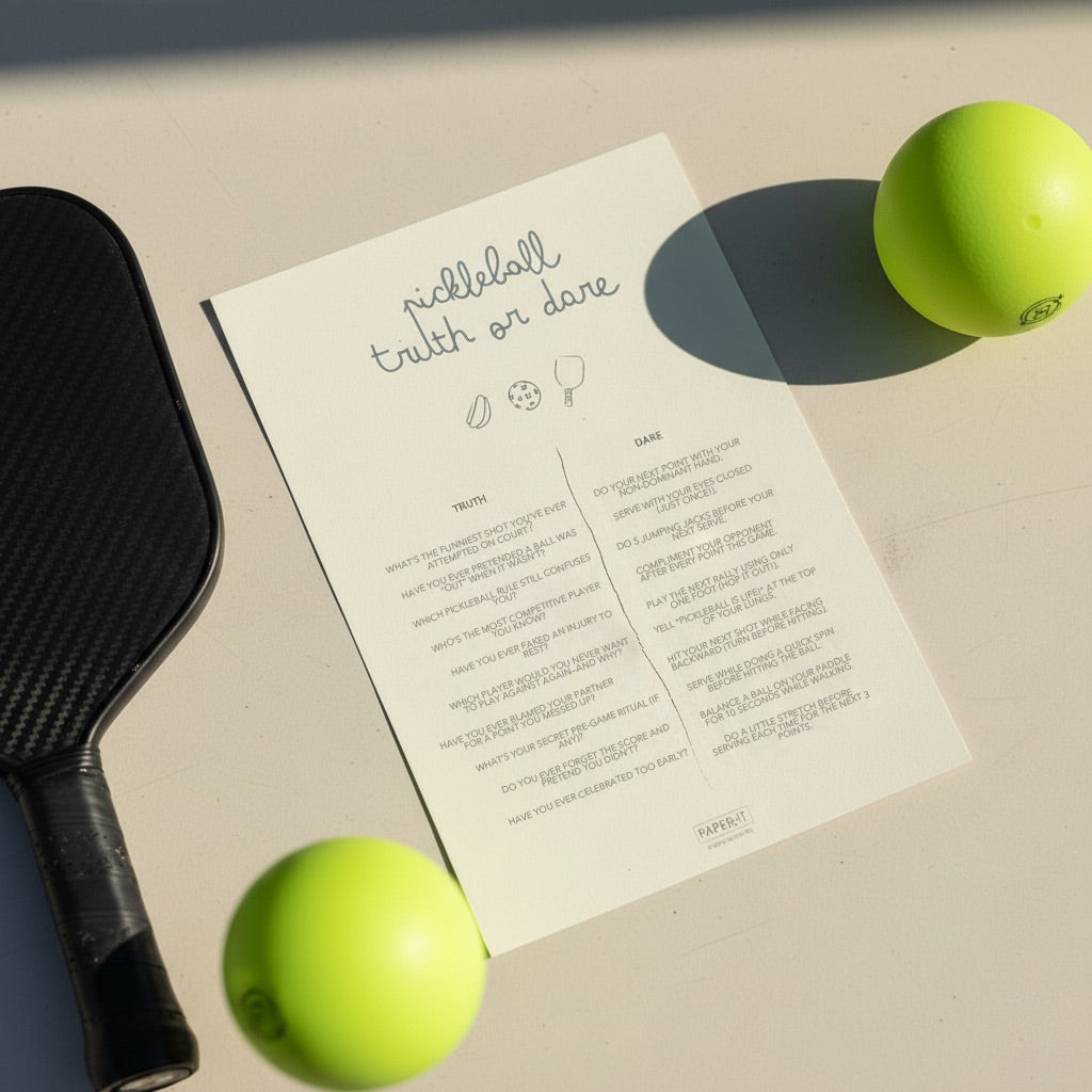 Play on – Pickleball activity pack (Set of 4)