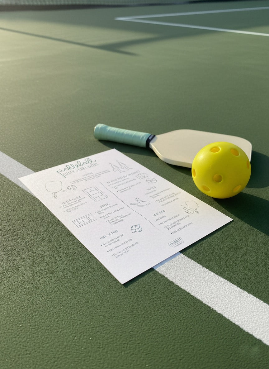 Play on – Pickleball activity pack (Set of 4)