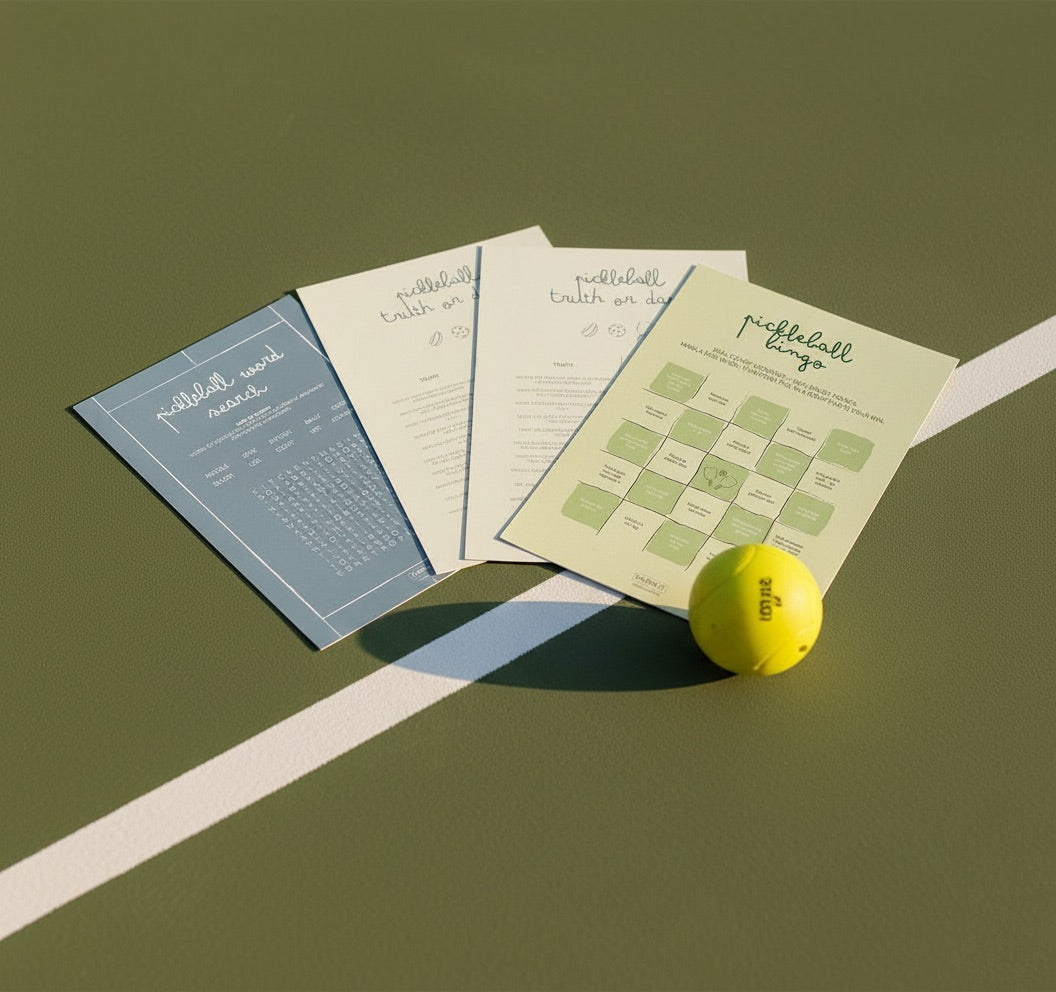 Play on – Pickleball activity pack (Set of 4)