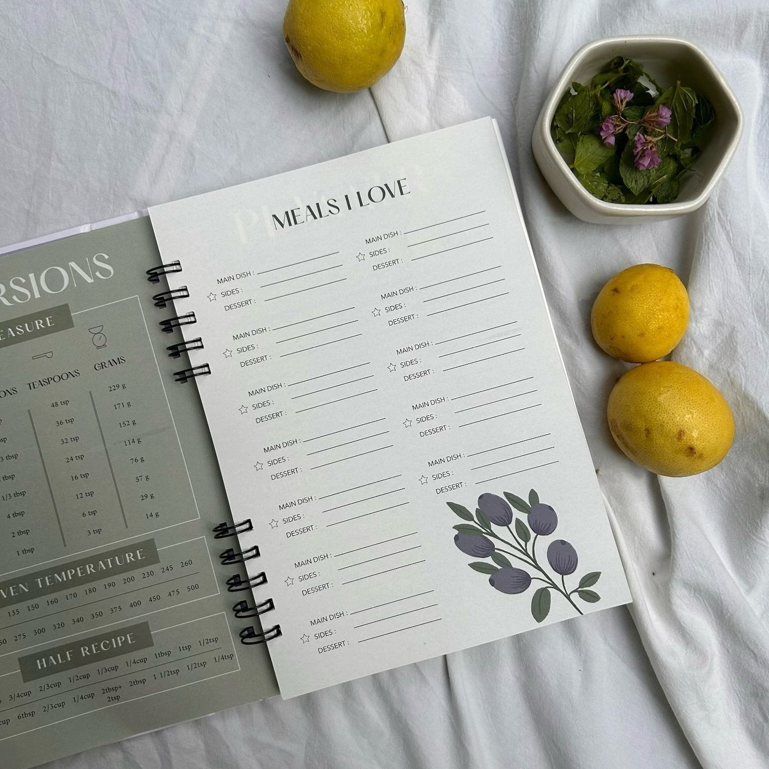 Sunny Lavender | Recipe Journal