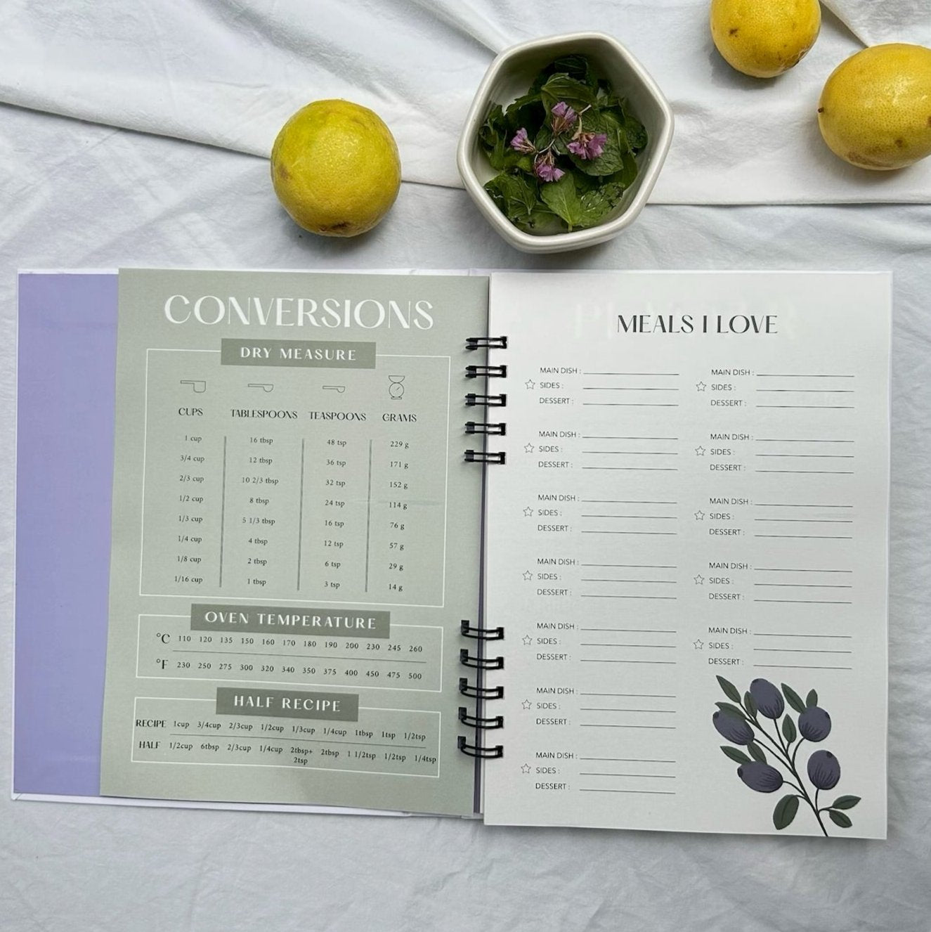 Sunny Lavender | Recipe Journal