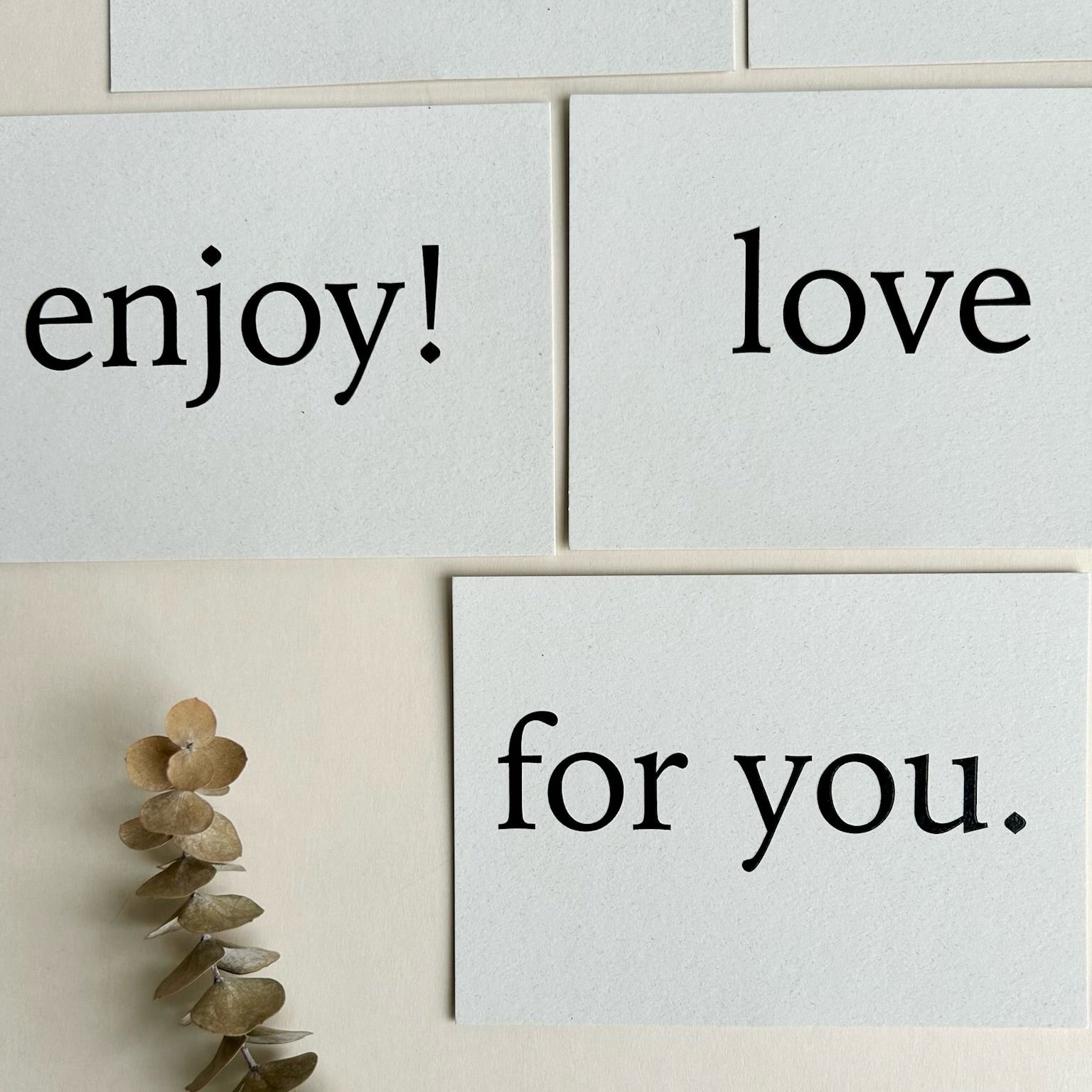 Everyday note cards | Set of 7