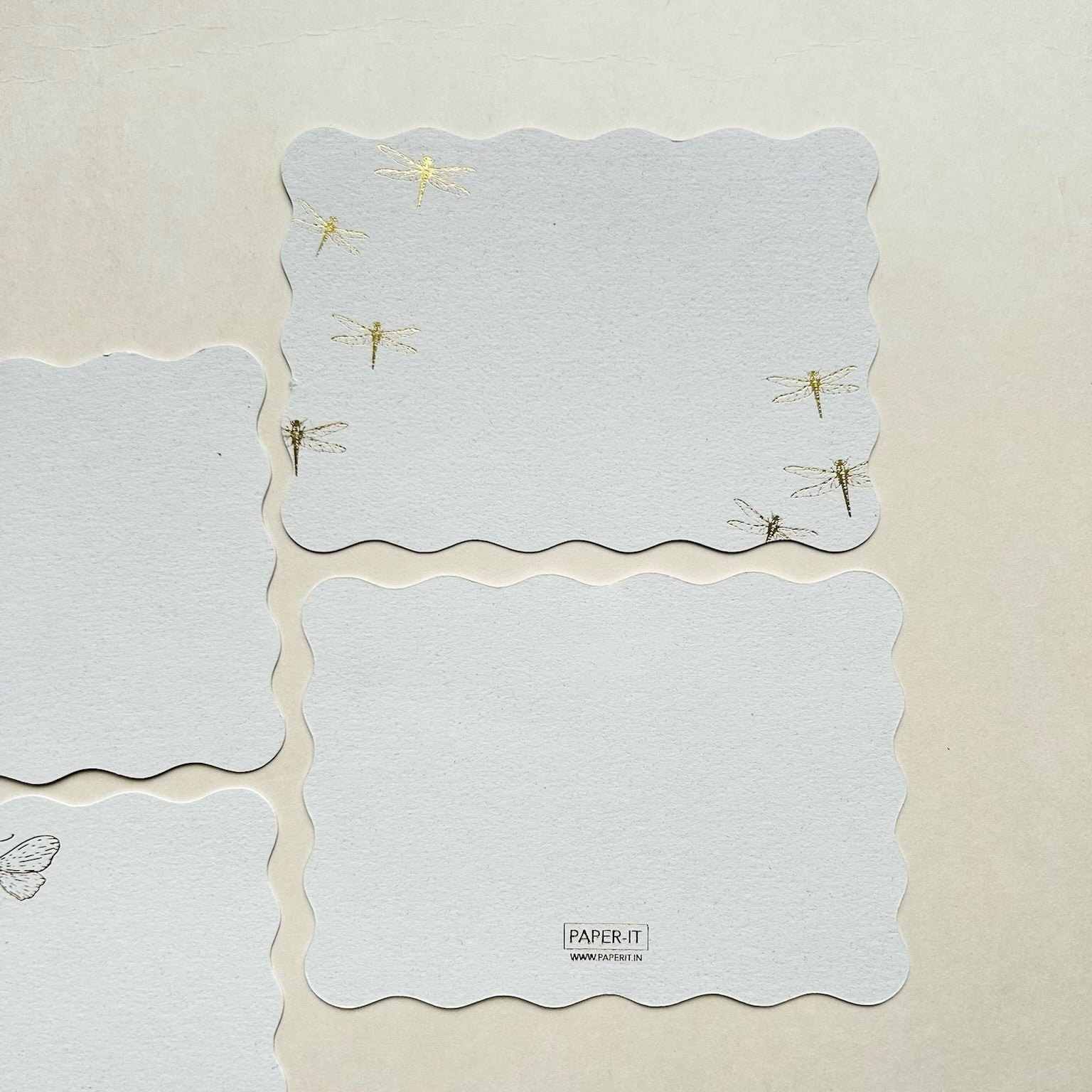 Insects foiled note cards | Set of 5