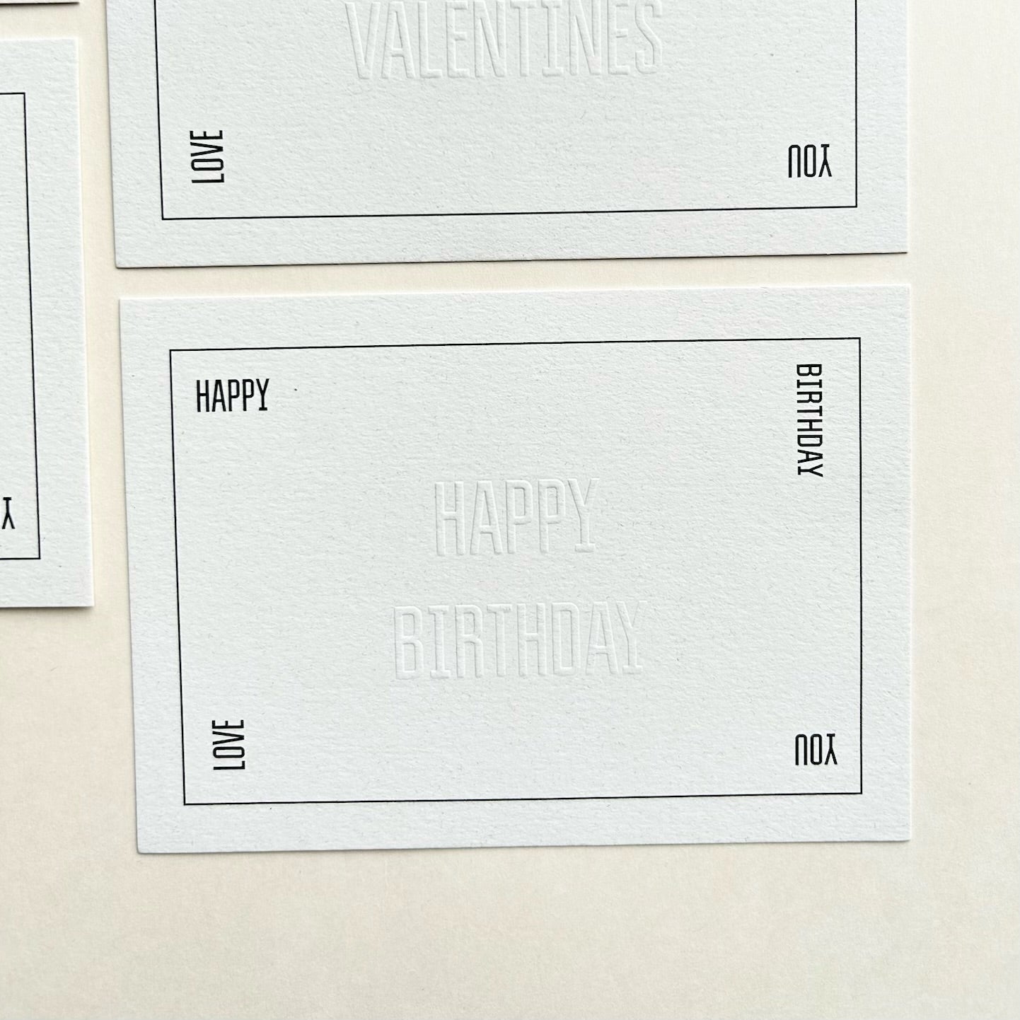 Occasions embossed note cards | Set of 5