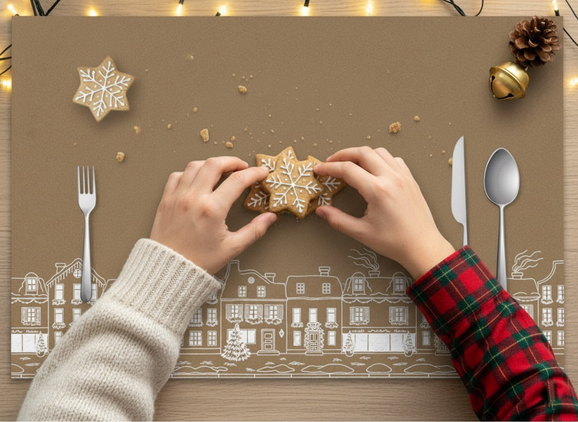 Christmas Paper Tablemats <br/> Set of 50