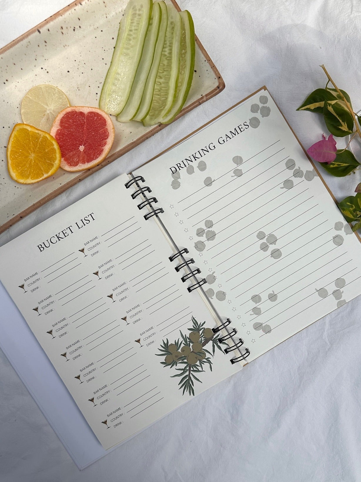 Mixology Memoir journal