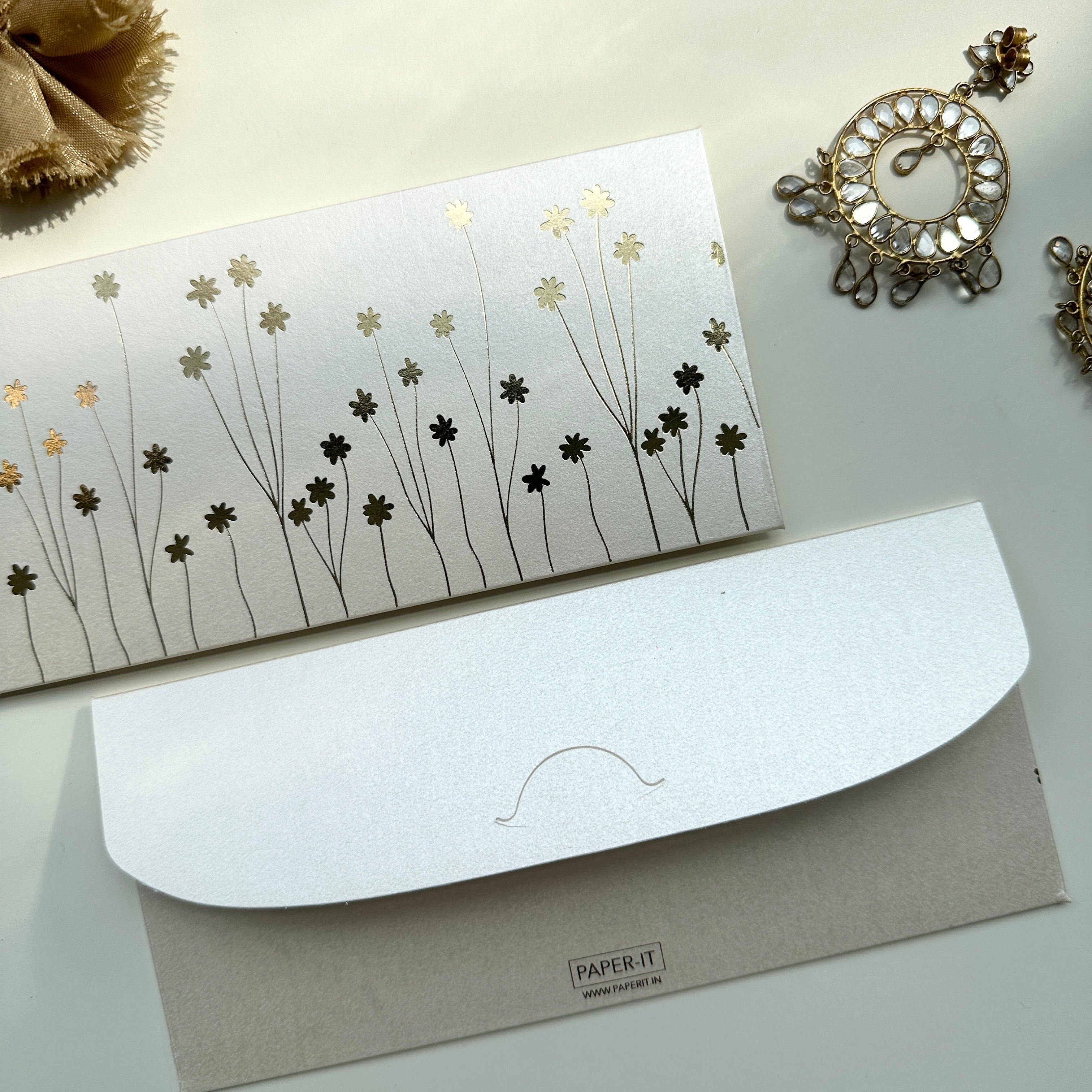 Blossom money envelopes (foiling) set of 12