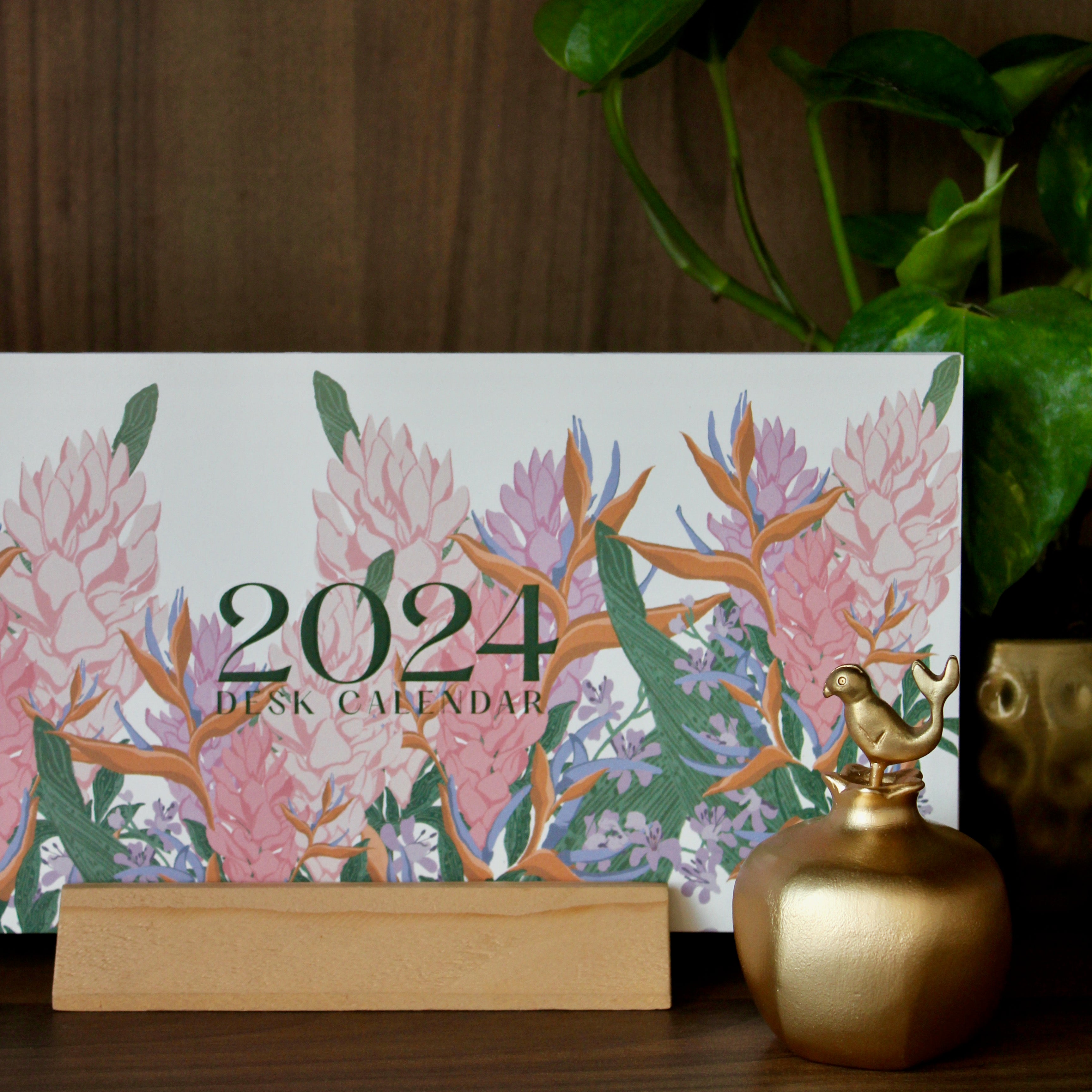 2024 Flora Desk Calendar