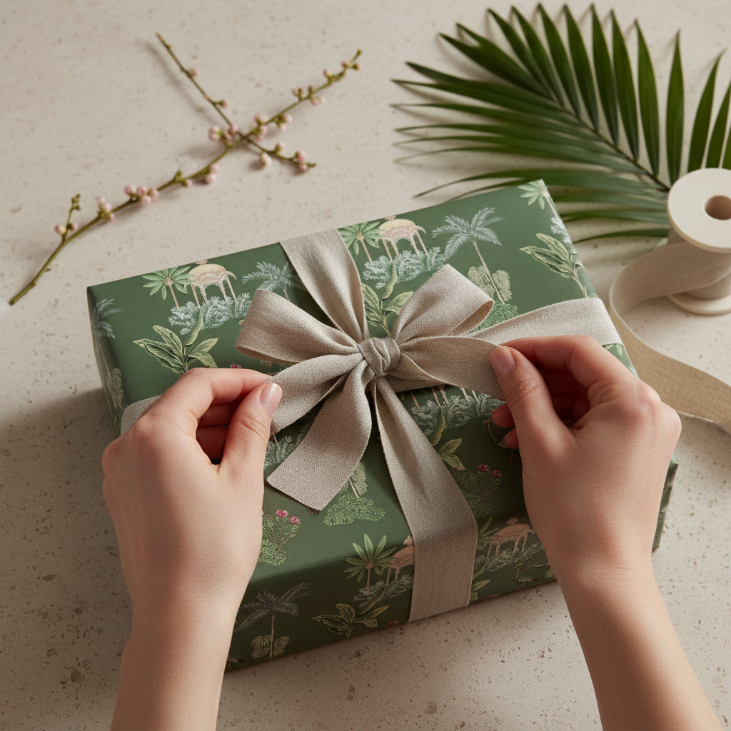 Garden pavilion wrapping sheets+note cards (set of 5)