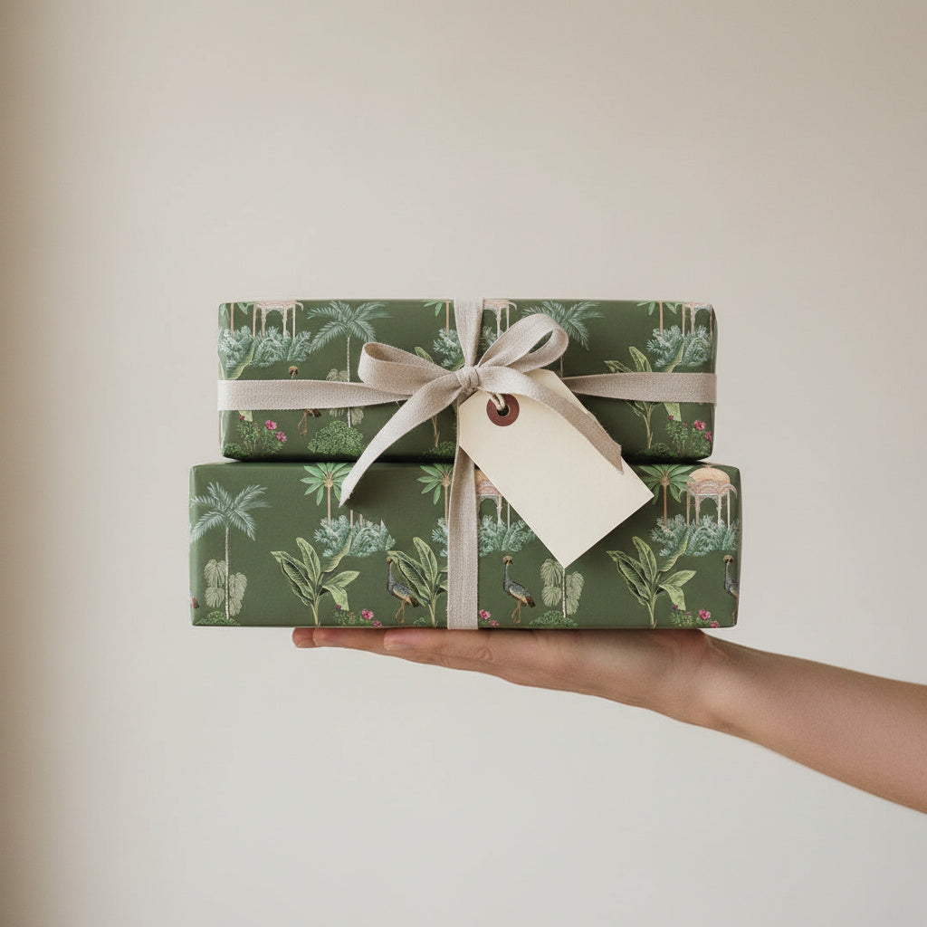 Garden pavilion wrapping sheets+note cards (set of 5)