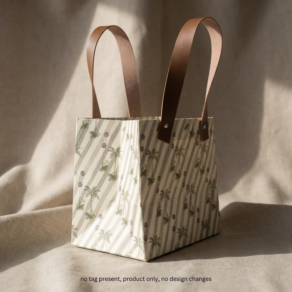 Palm Gift Bag (6.4 in × 6 × 4.5 inches)
