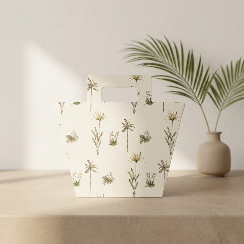Palm Garden Gift Bag (7 × 5 × 2.5 inches)