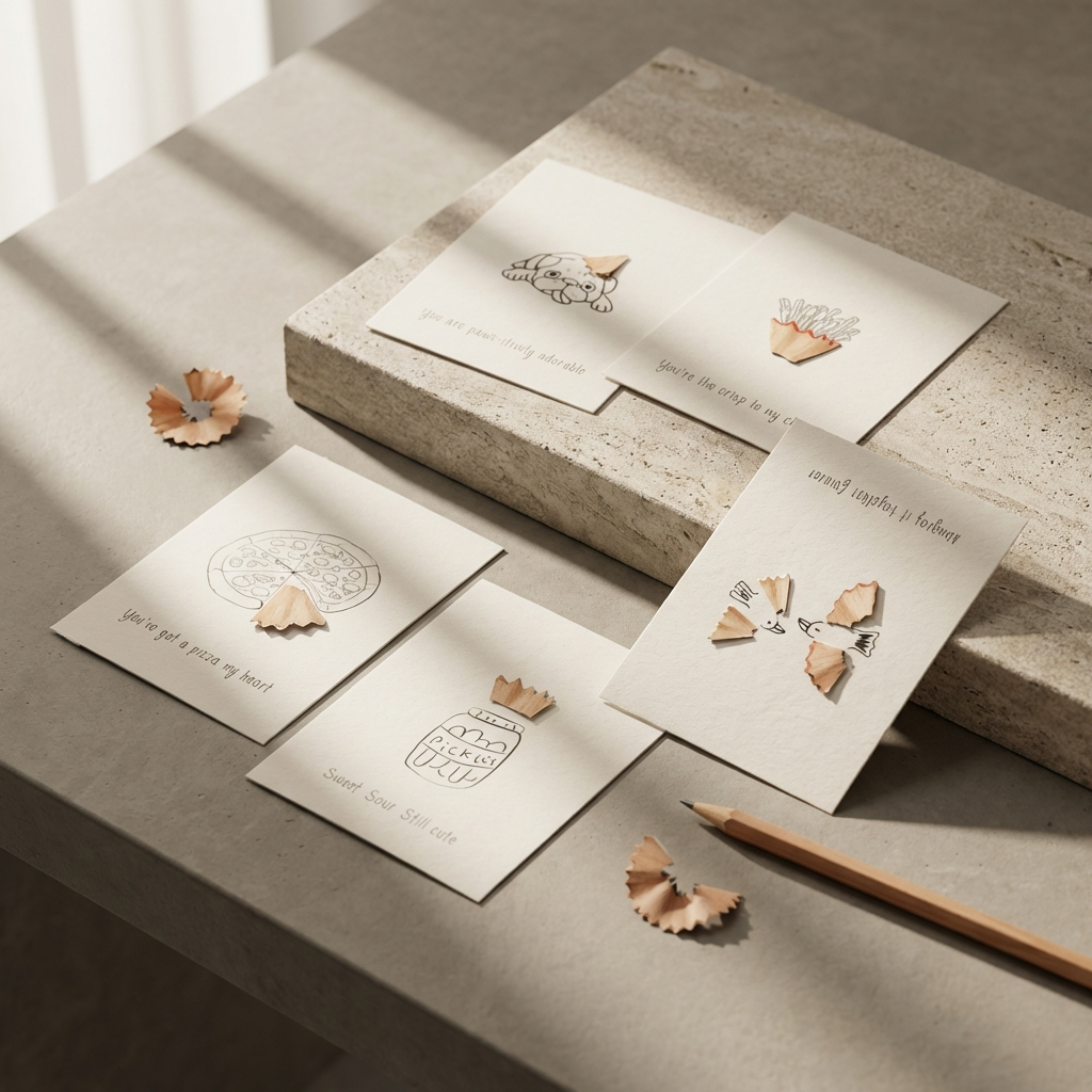 Pun Intended – Pencil Shaving Card Set (Set of 5)