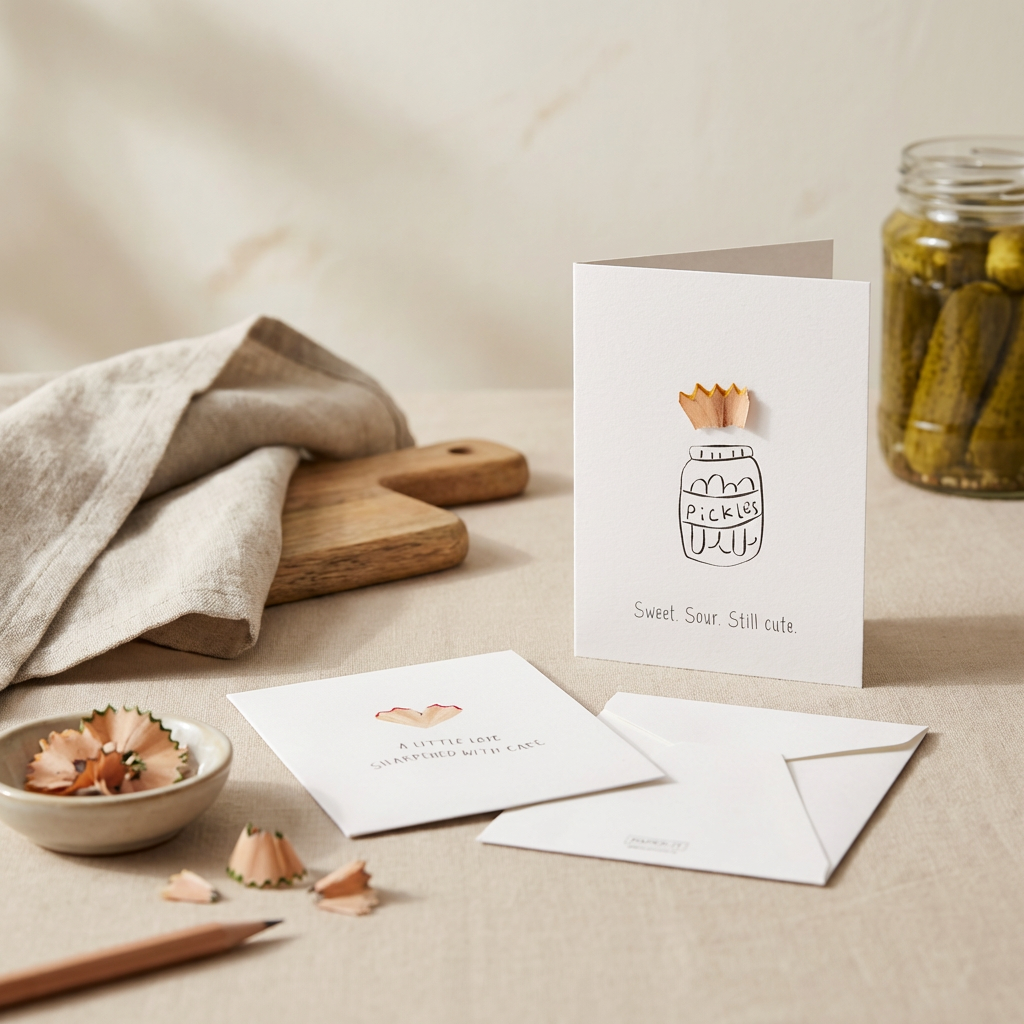 Pun Intended – Pencil Shaving Card Set (Set of 5)