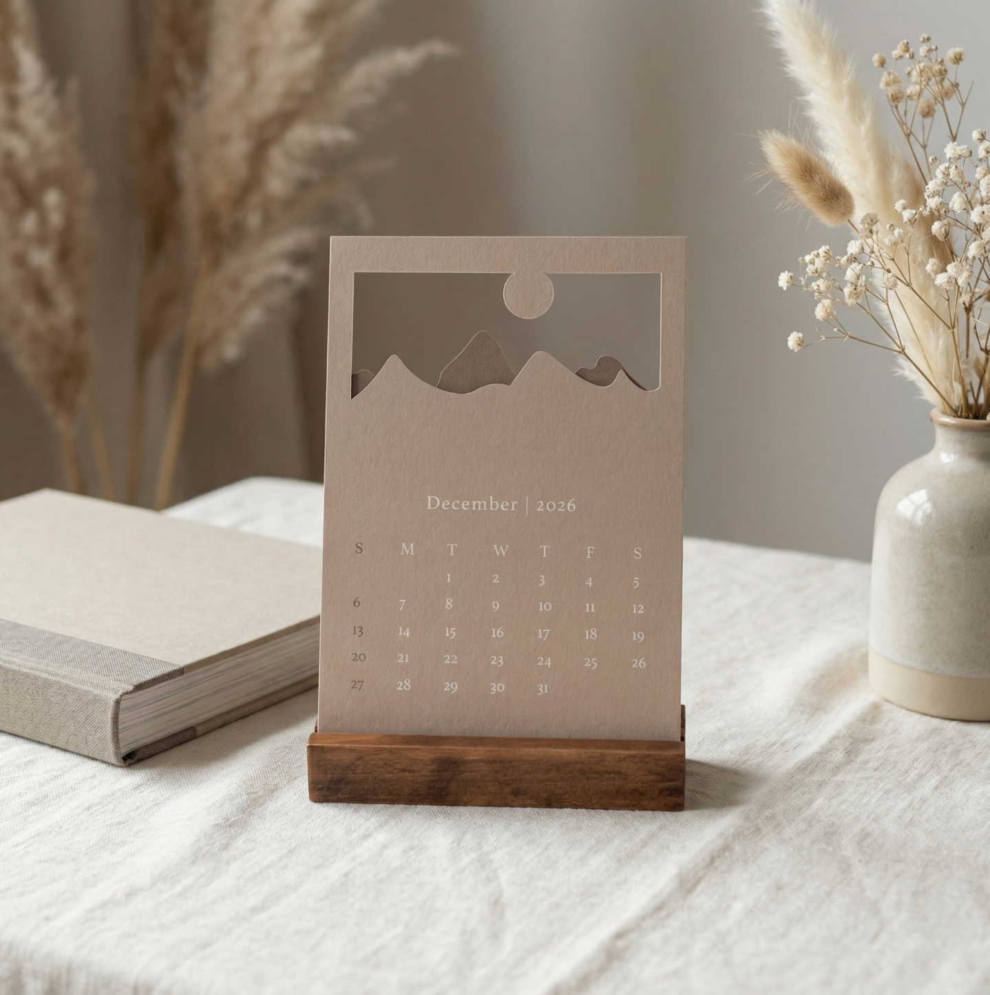 2026 Landscape Desk Calendar
