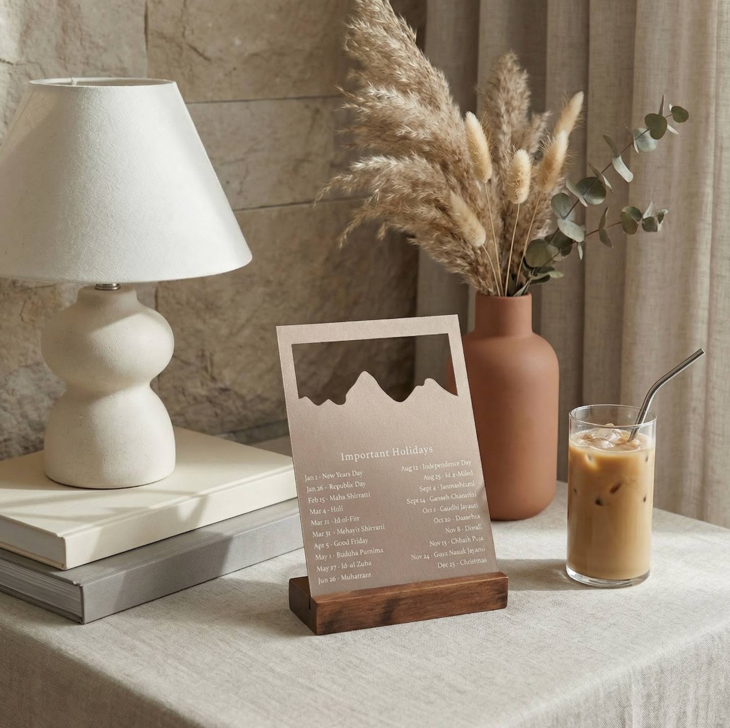 2026 Landscape Desk Calendar