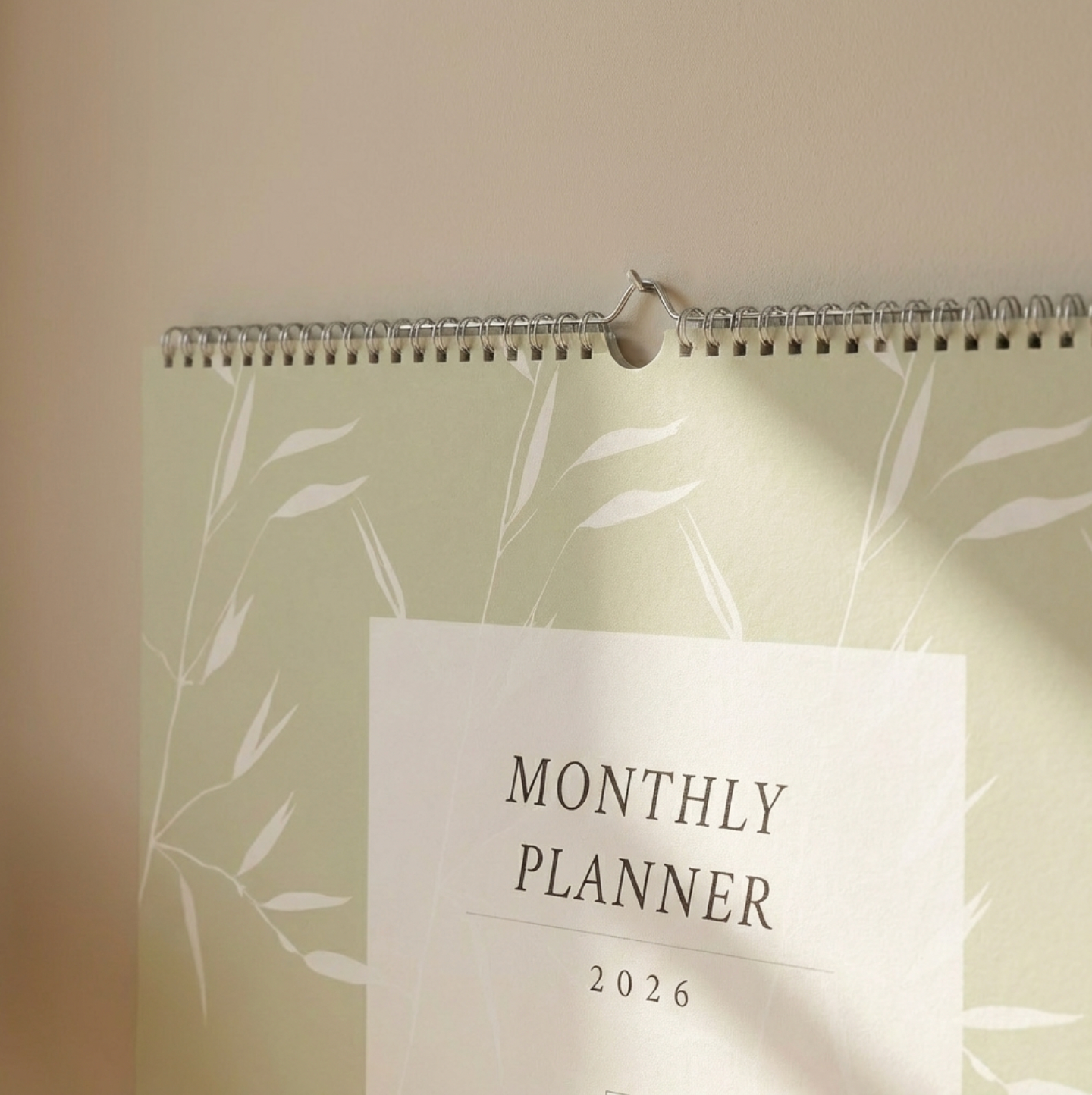 DIY Sage monthly planner