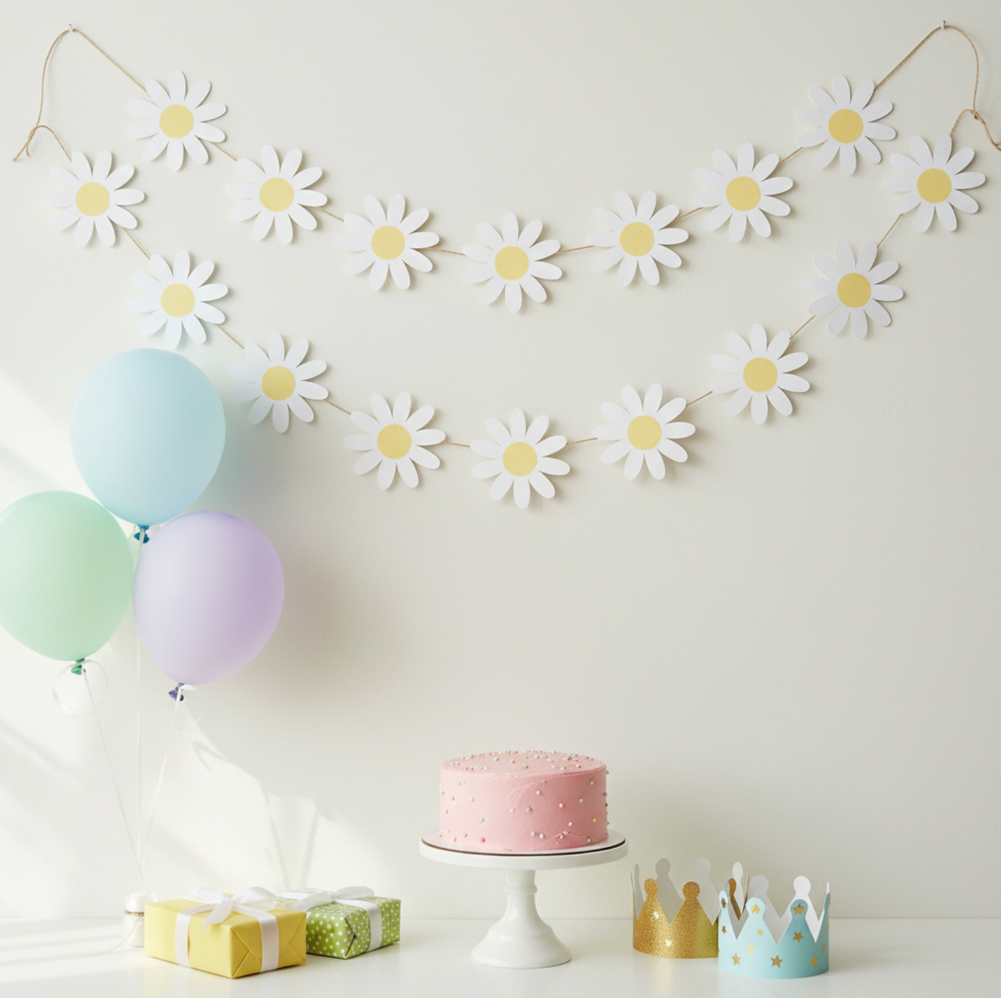Tiny blooms bunting