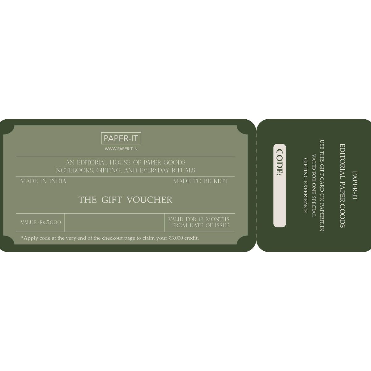 PAPER-IT Digital Gift Card