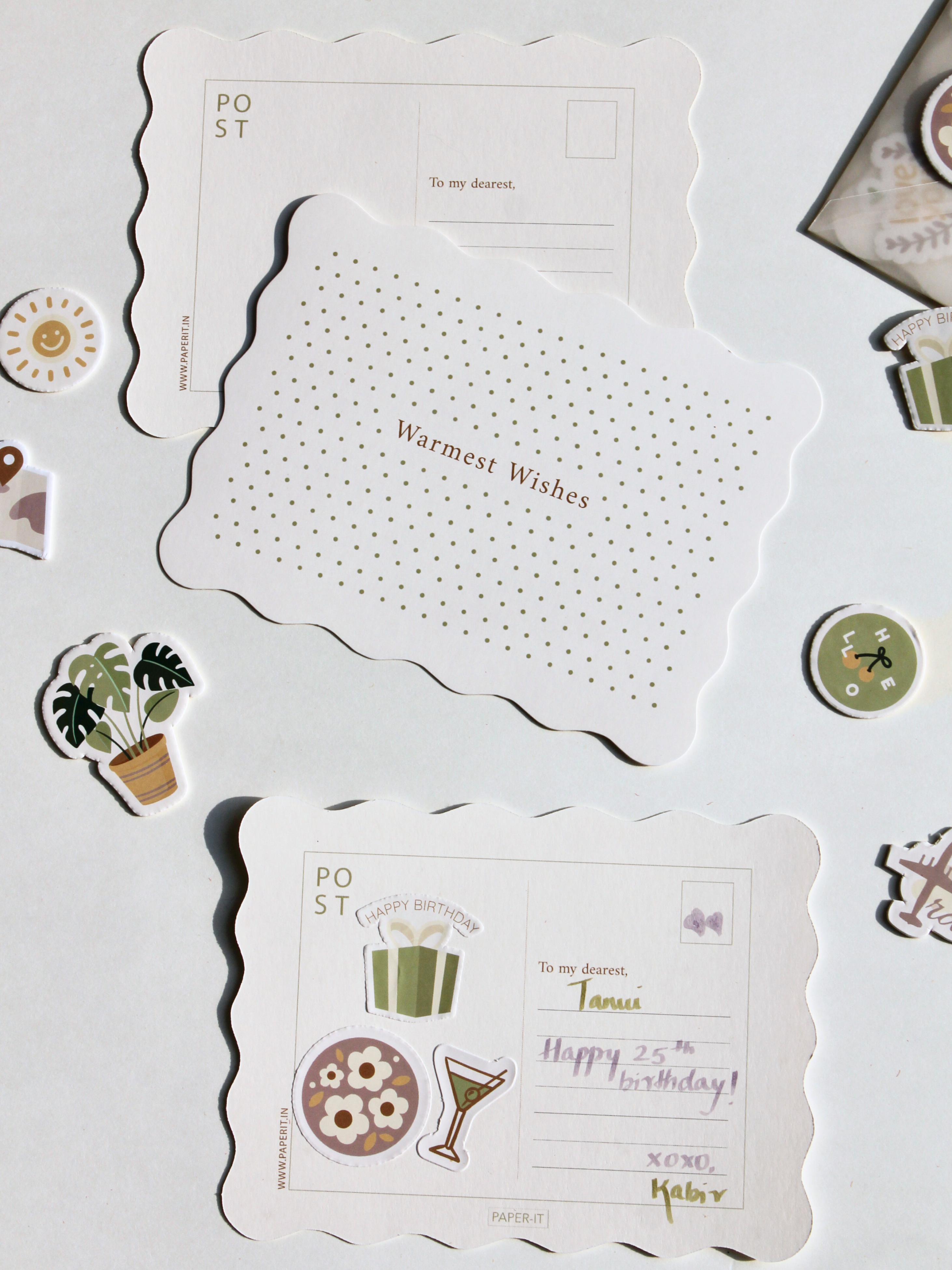 Postcards | Warmest wishes (Set Of 5)