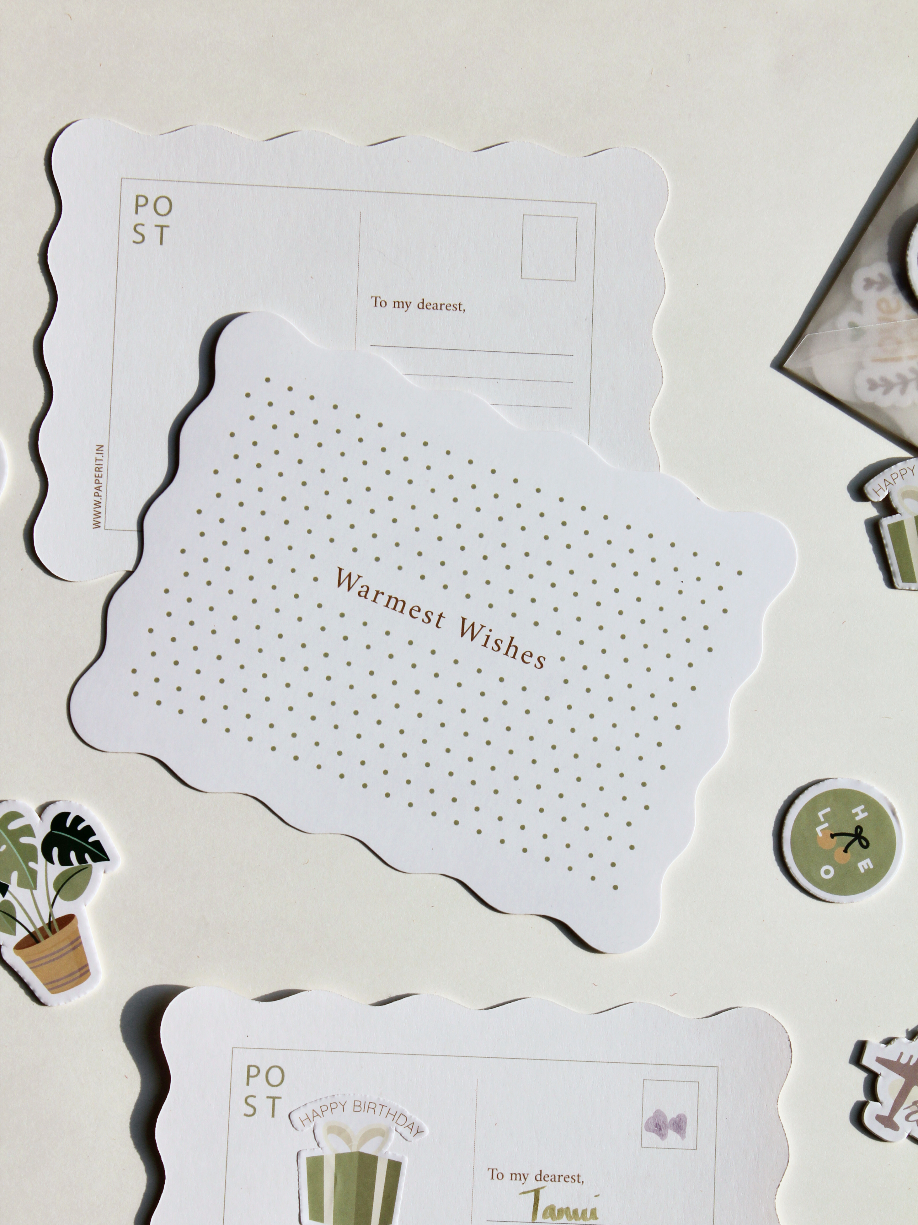 Postcards | Warmest wishes (Set Of 5)