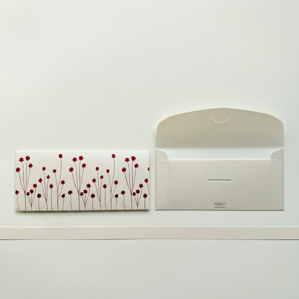 Flower fortune money envelopes (foiling)