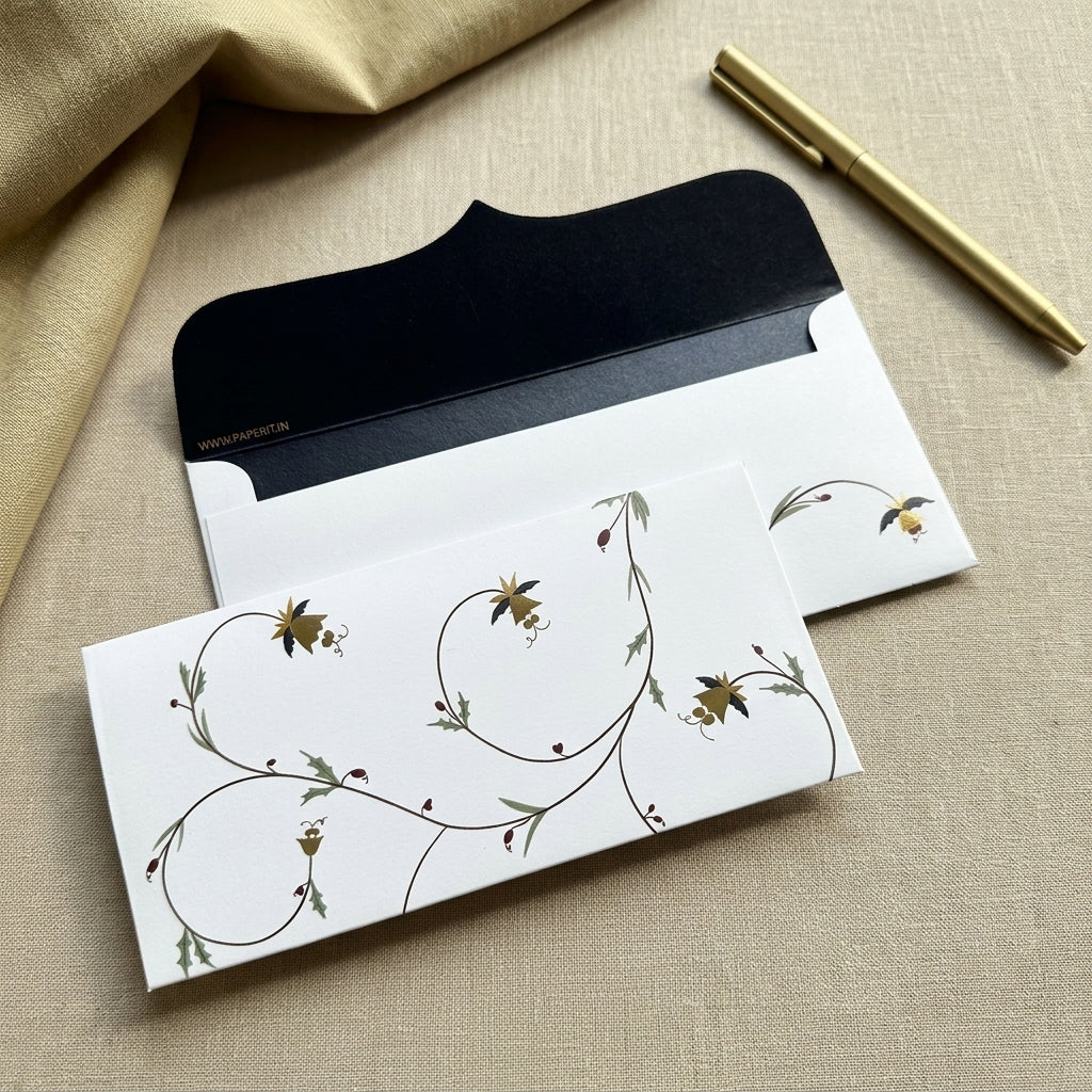 Curly charms money envelopes (foiling)