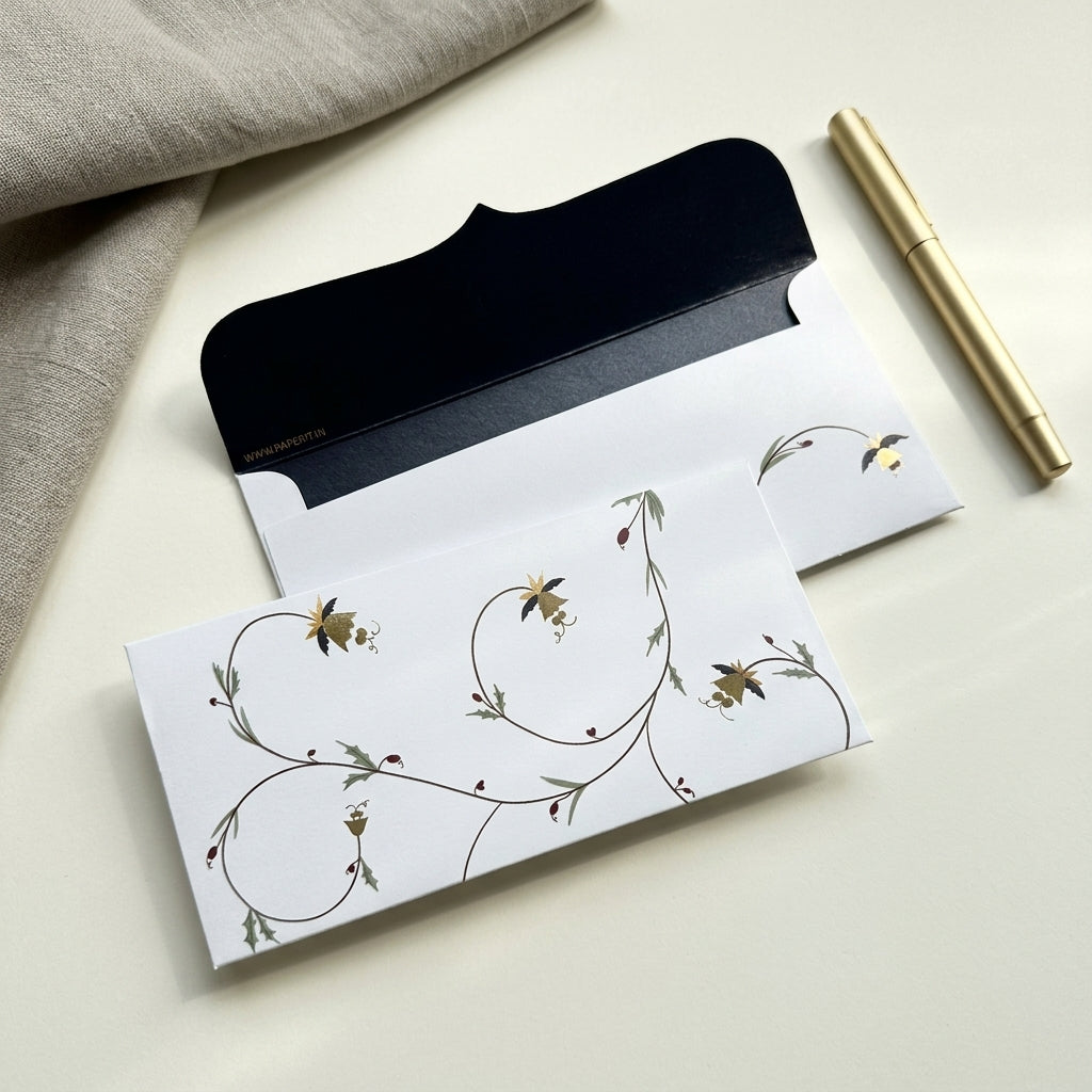 Curly charms money envelopes (foiling)