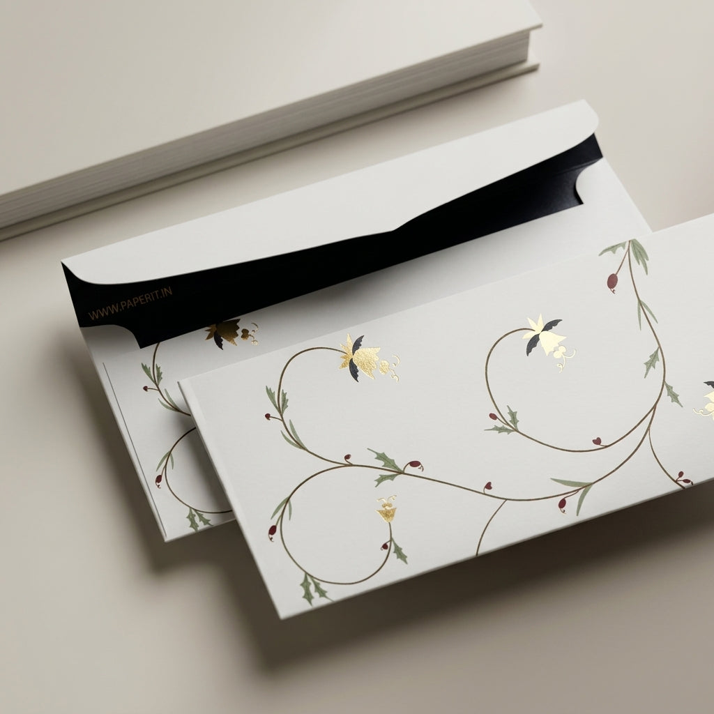 Curly charms money envelopes (foiling)
