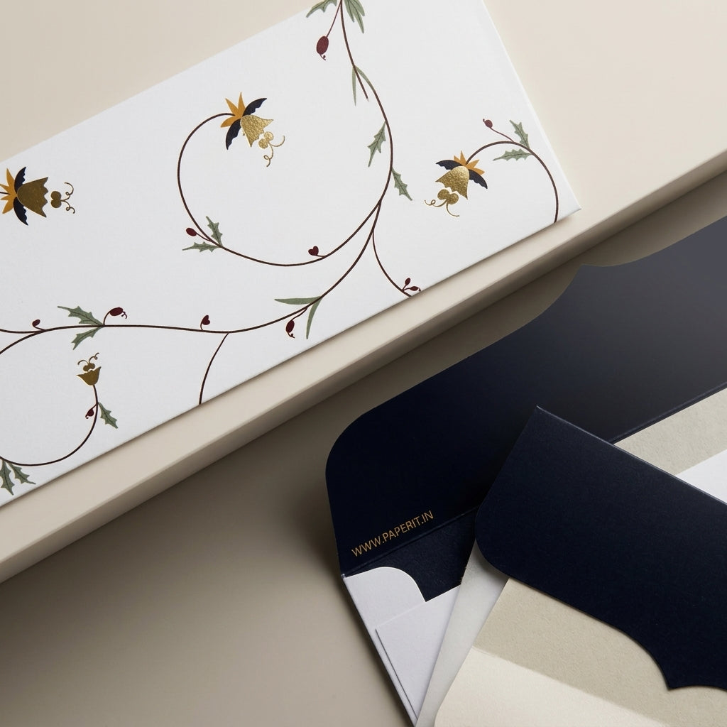 Curly charms money envelopes (foiling)