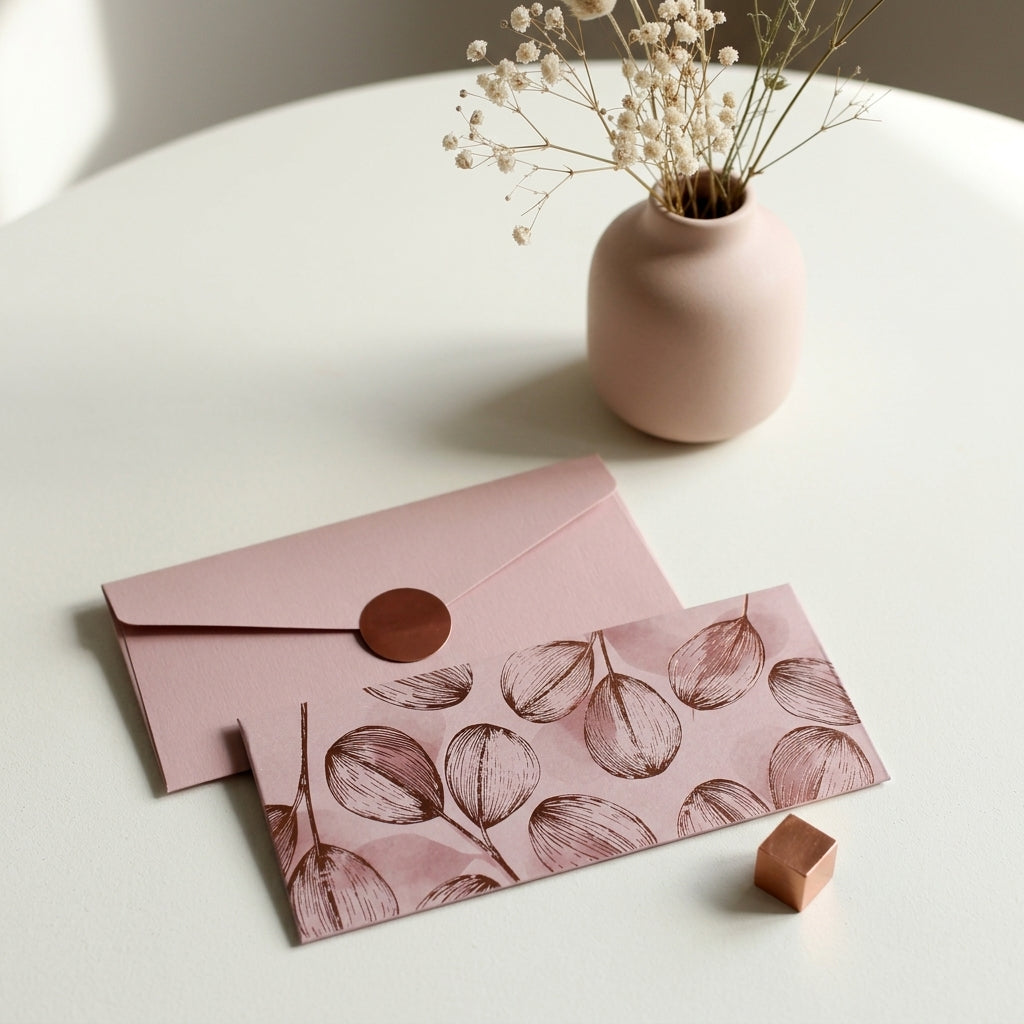 Rose money envelopes (foiling)