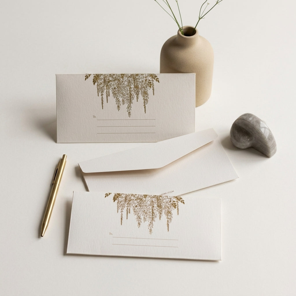 Ivory money envelopes (foiling)