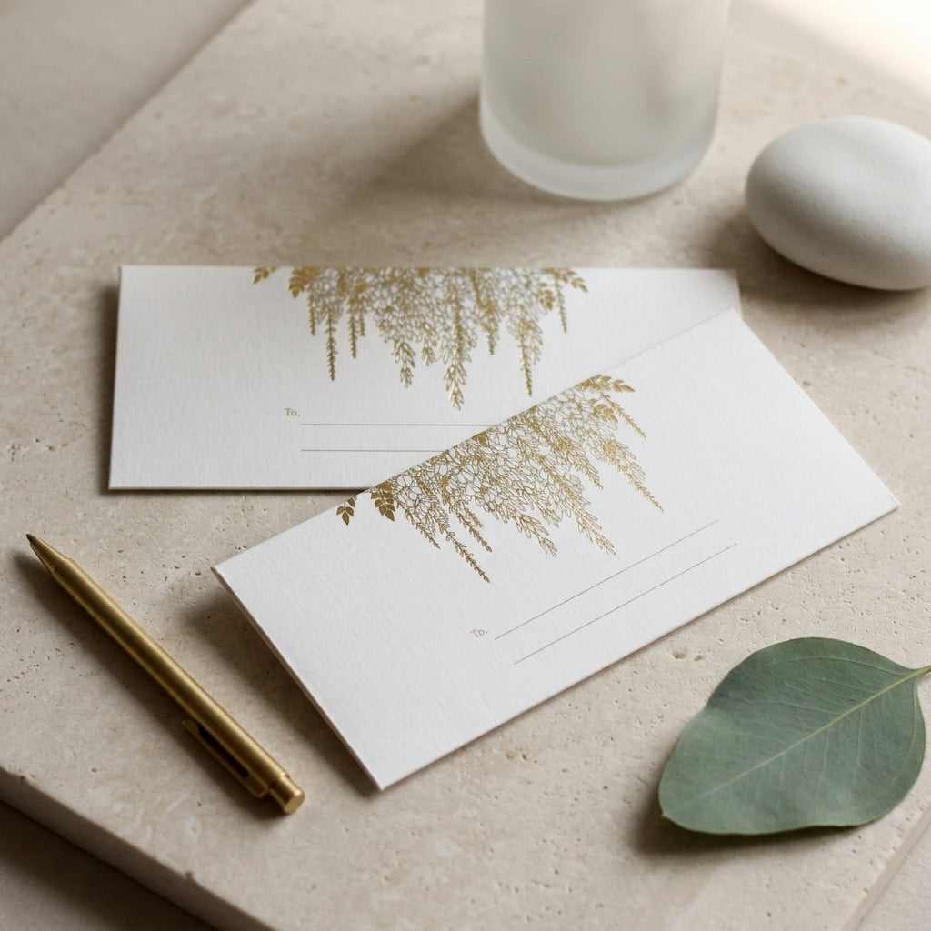 Ivory money envelopes (foiling)
