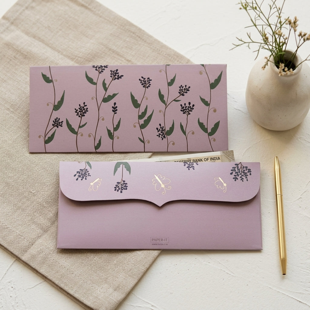 Petal Pockets money envelopes (foiling)