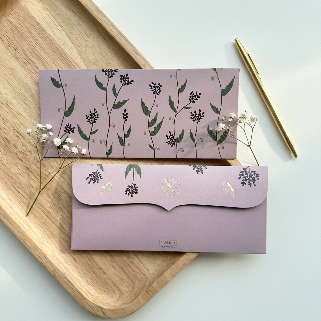 Petal Pockets money envelopes (foiling)