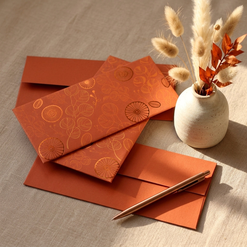 Sandstone money envelopes (foiling)