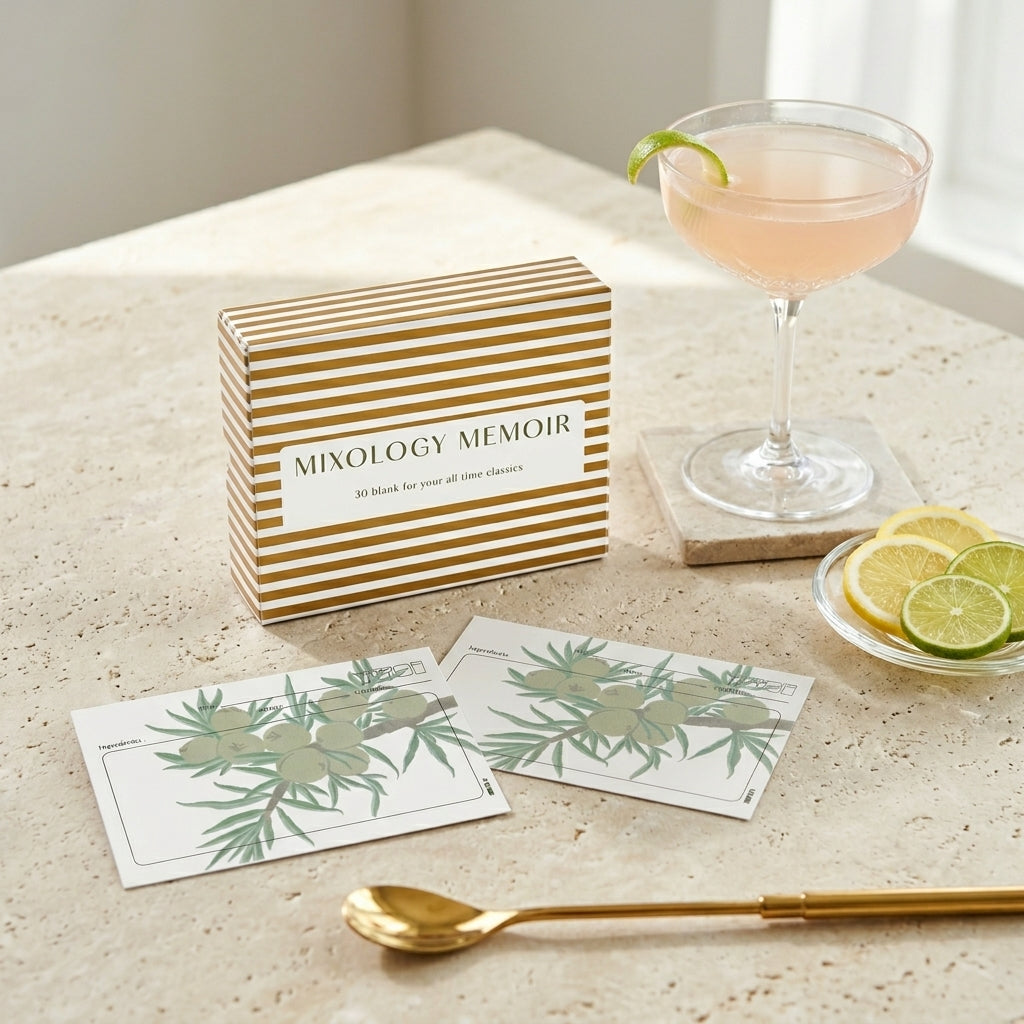 Mixology memoir | Beverages Cards Box