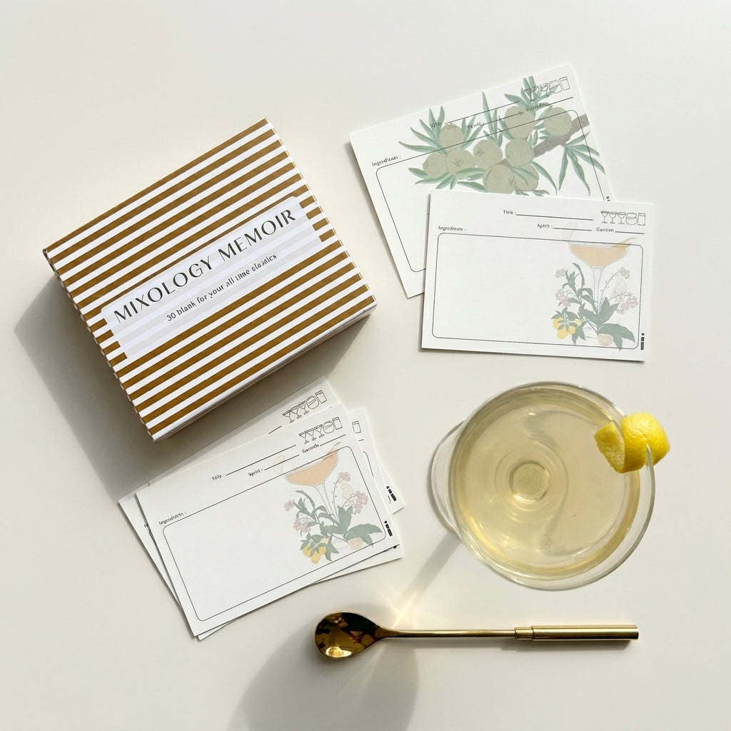 Mixology memoir | Beverages Cards Box