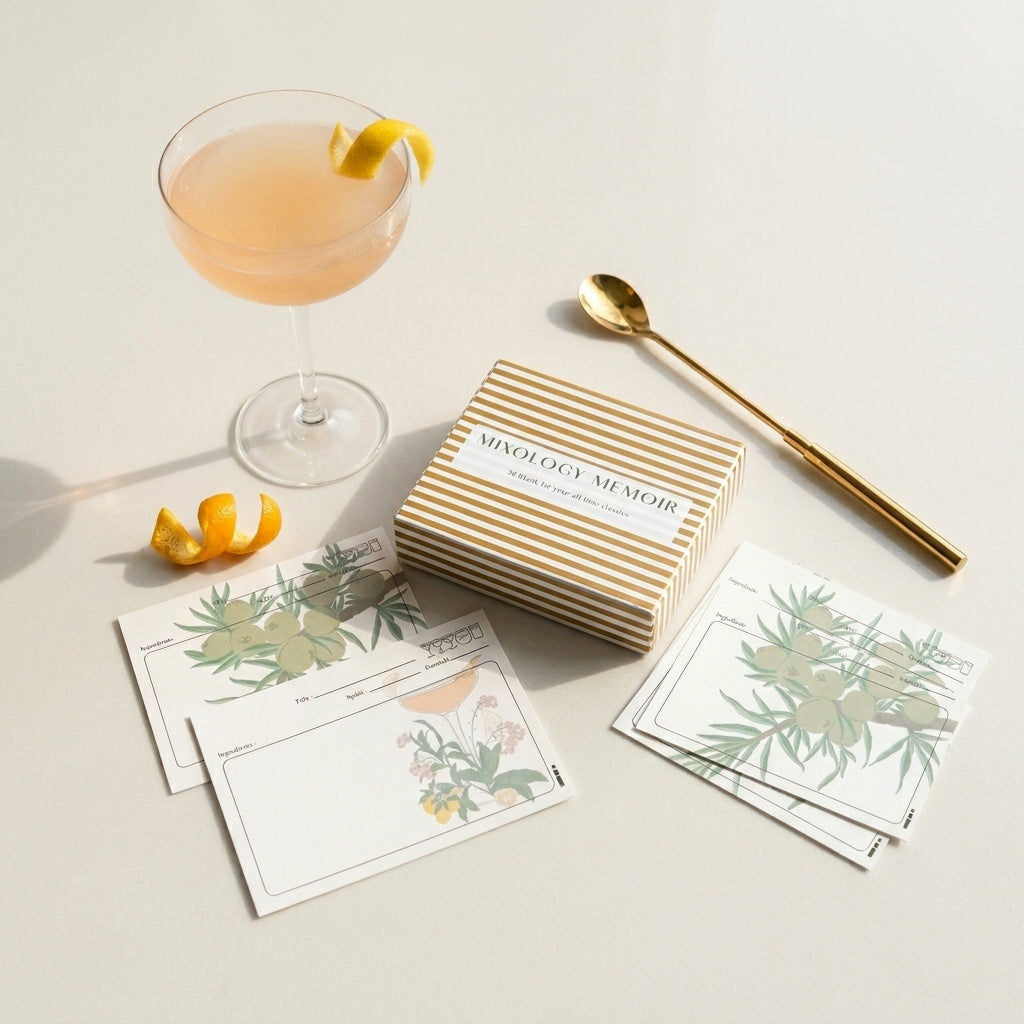Mixology memoir | Beverages Cards Box