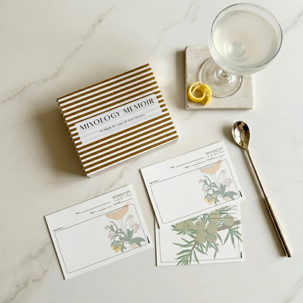 Mixology memoir | Beverages Cards Box