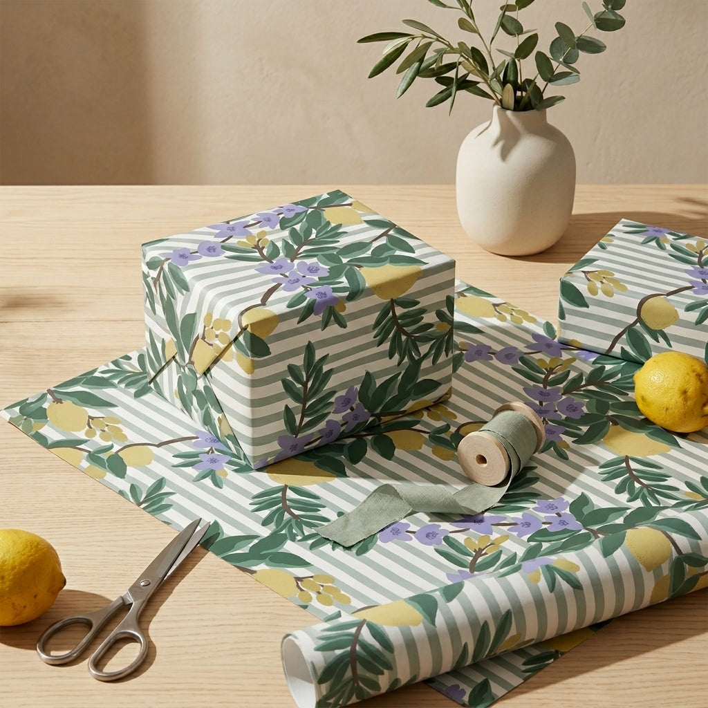 Dolce vita wrapping sheets+note cards