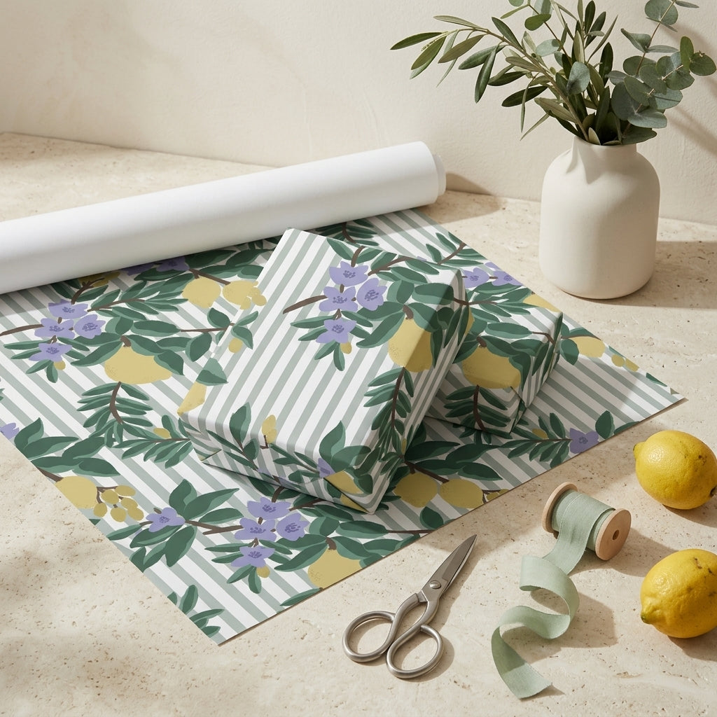 Dolce vita wrapping sheets+note cards