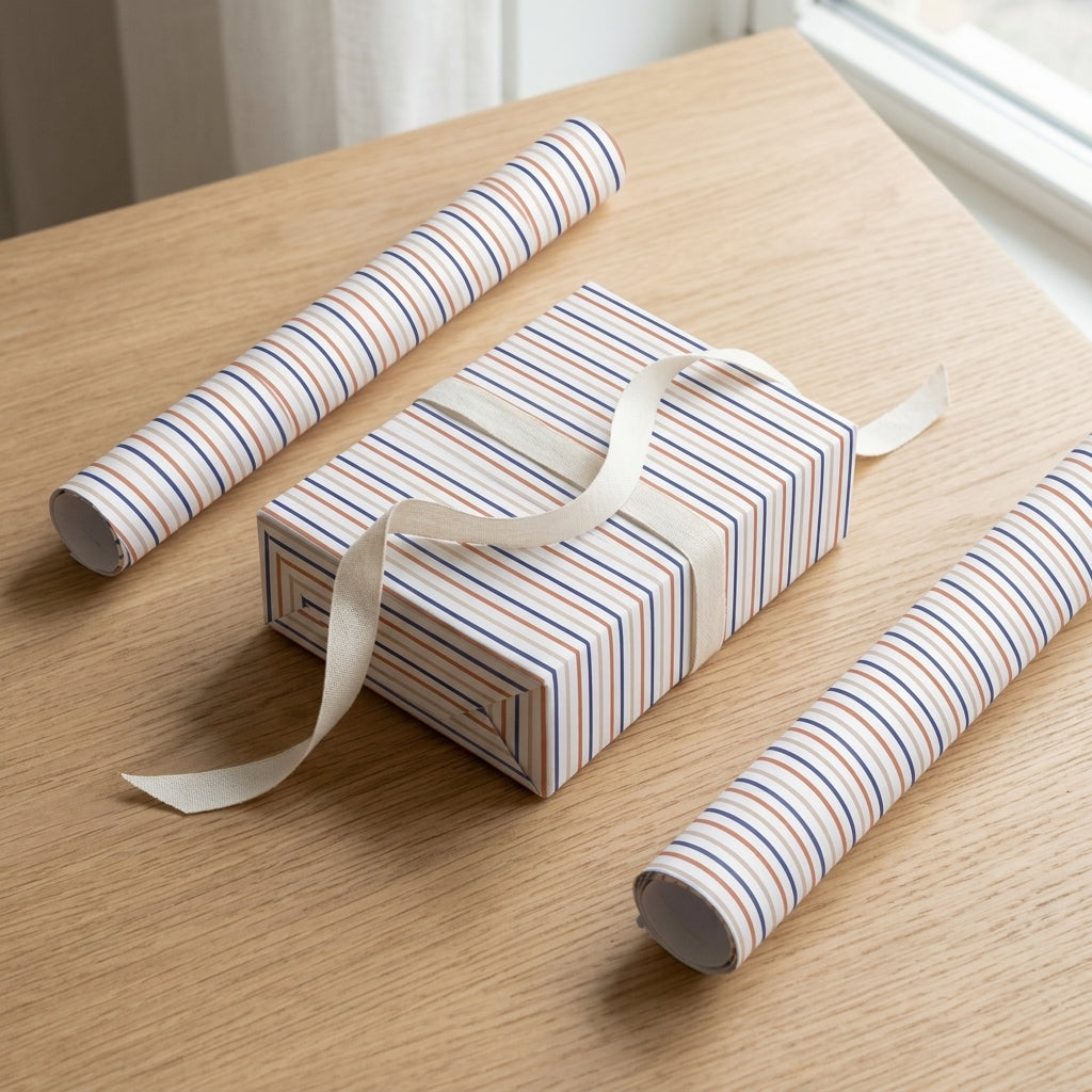 Lines wrapping sheets+note cards (set of 5)