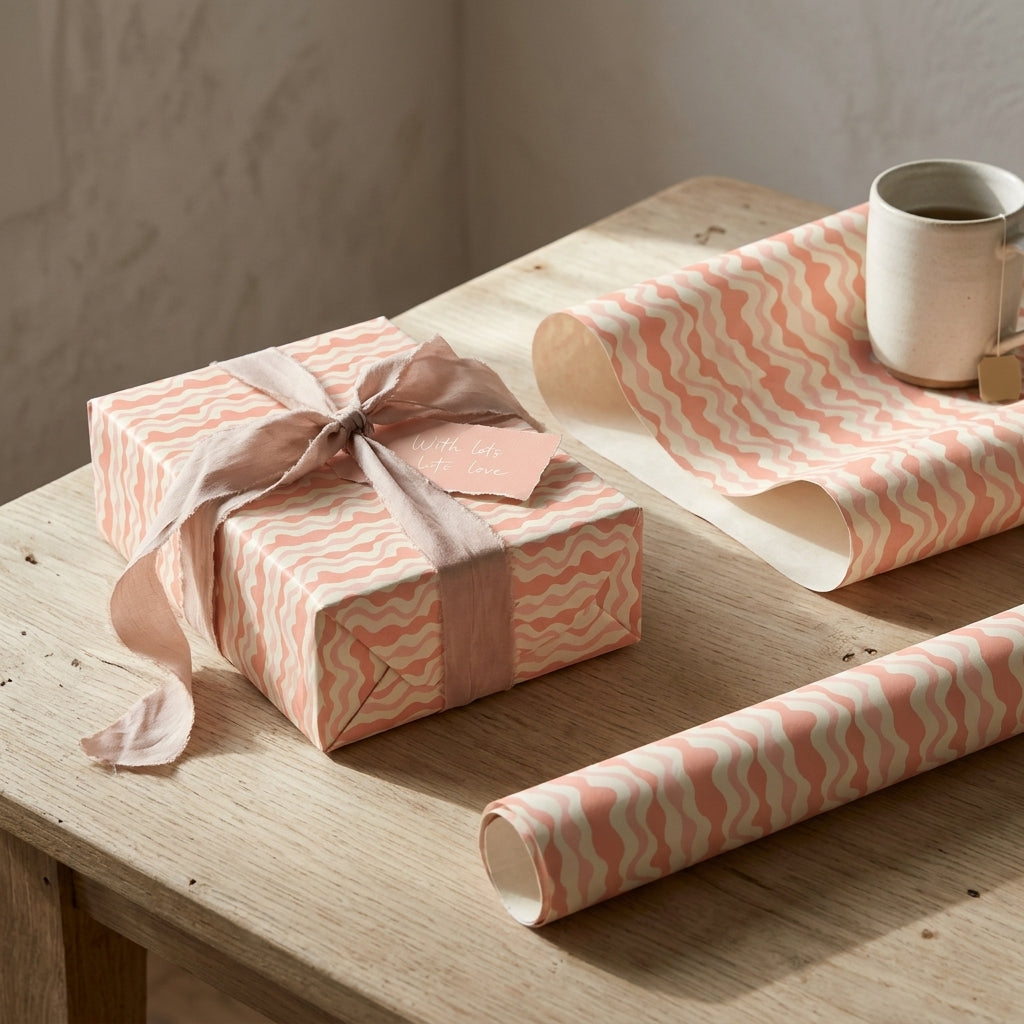 Candy wrapping sheets+note cards