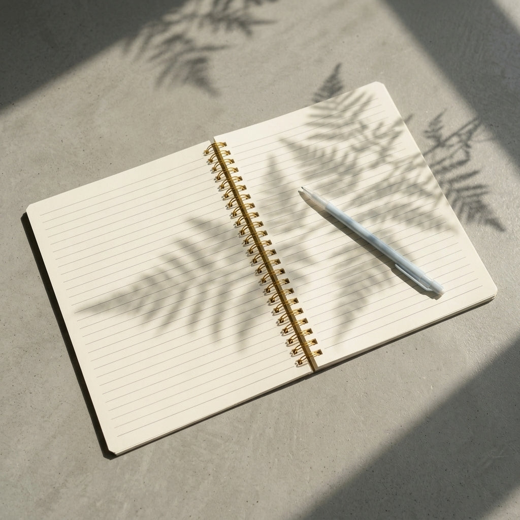 Buttercream notebook