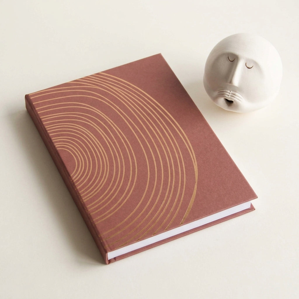Rosebud foiled folder Notebook