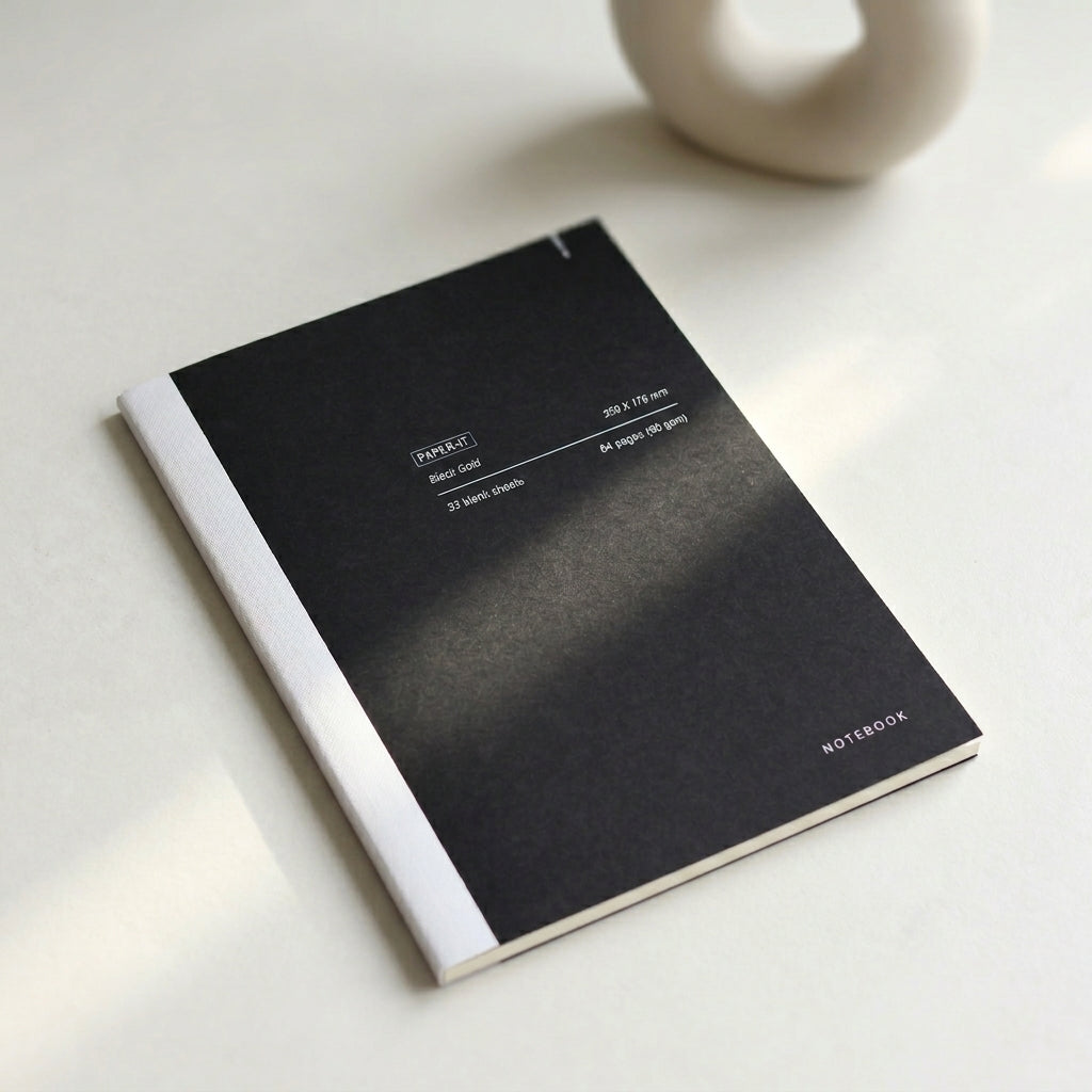 Black notebook | Blank pages