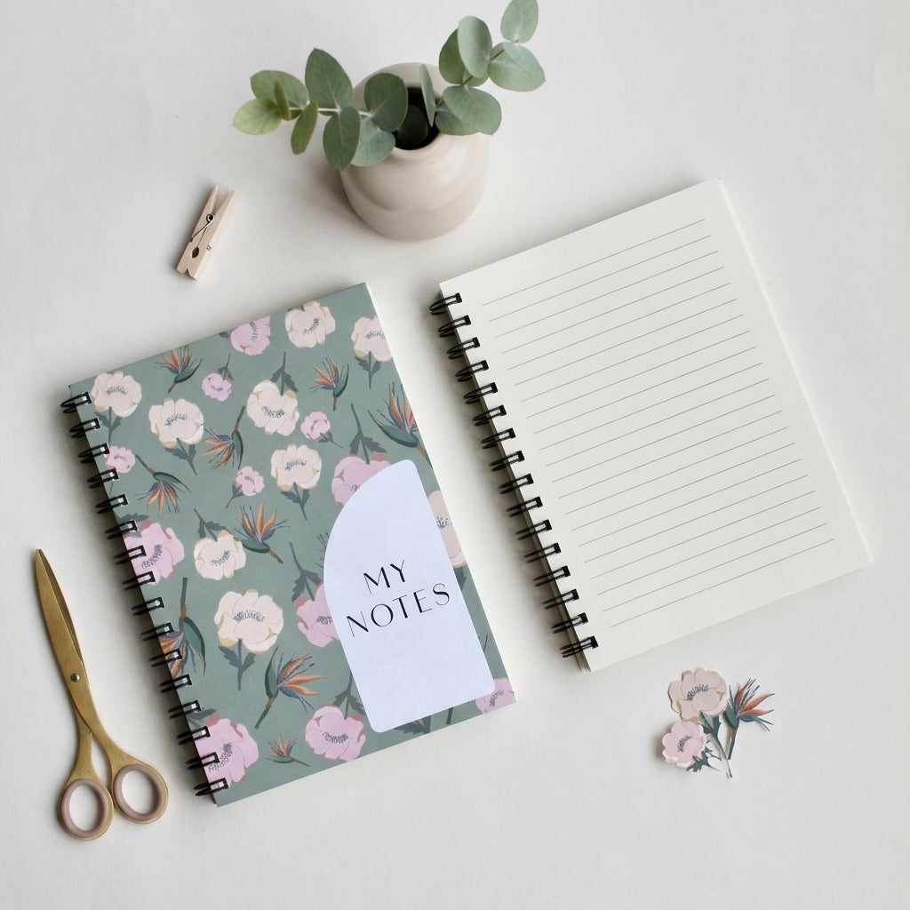 A5 Bouquet Bloom Notebook