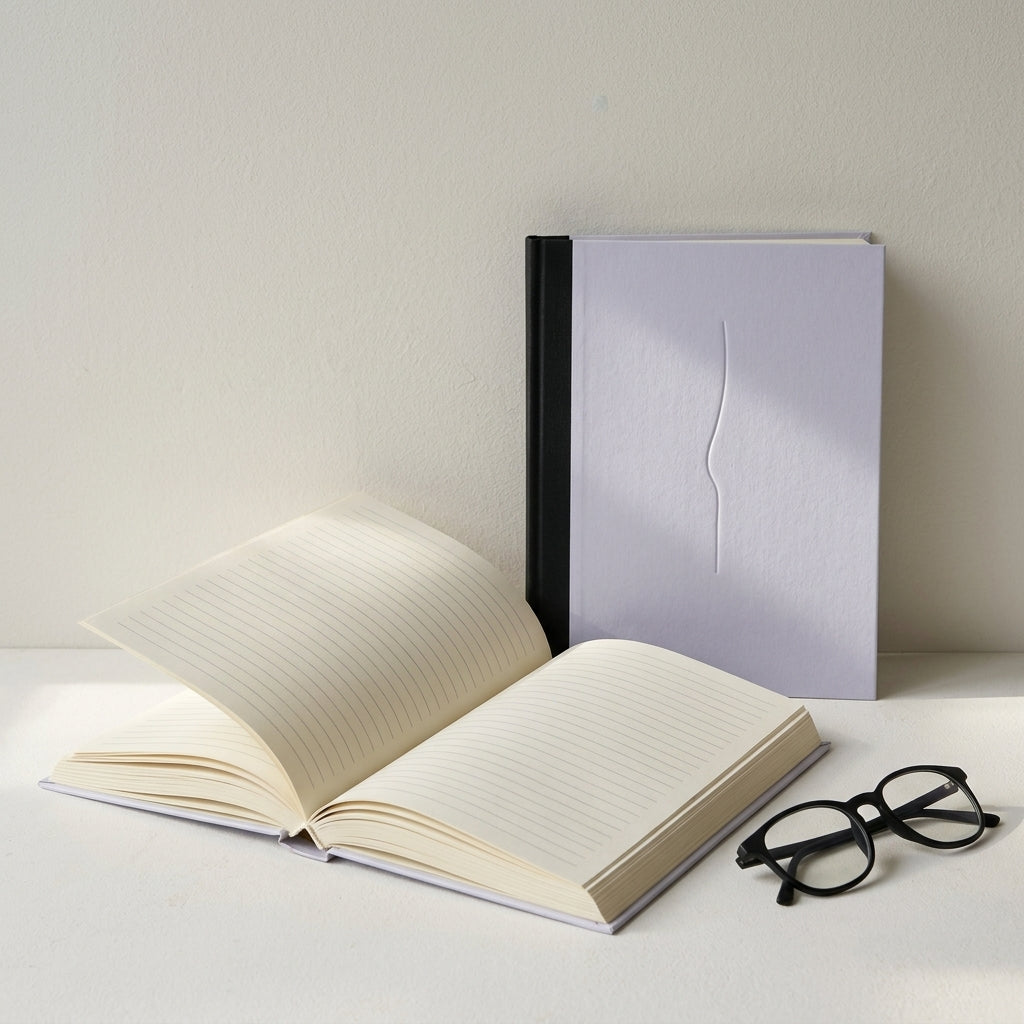 The line hardcover notebook