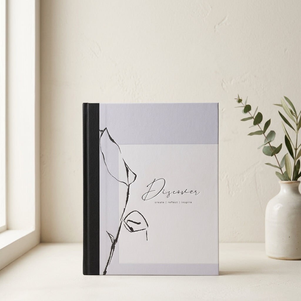 Lilac days hardcover notebook